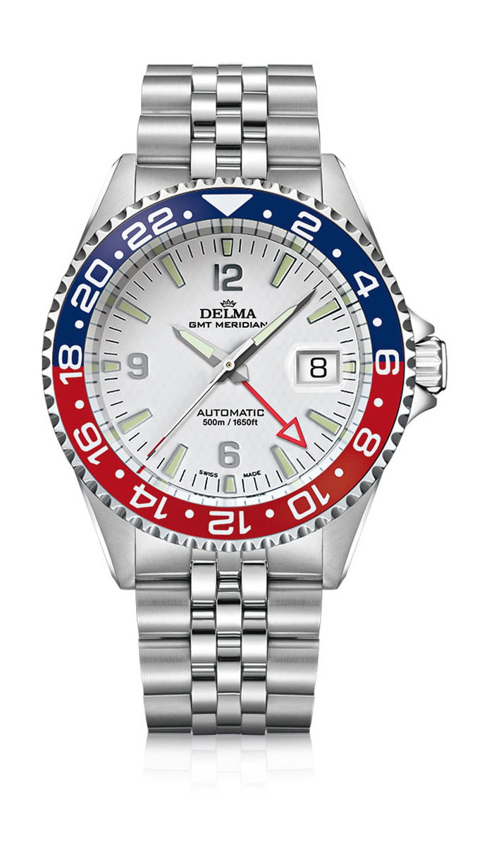 Delma Santiago GMT Meridian luxury timepiece - detailed view