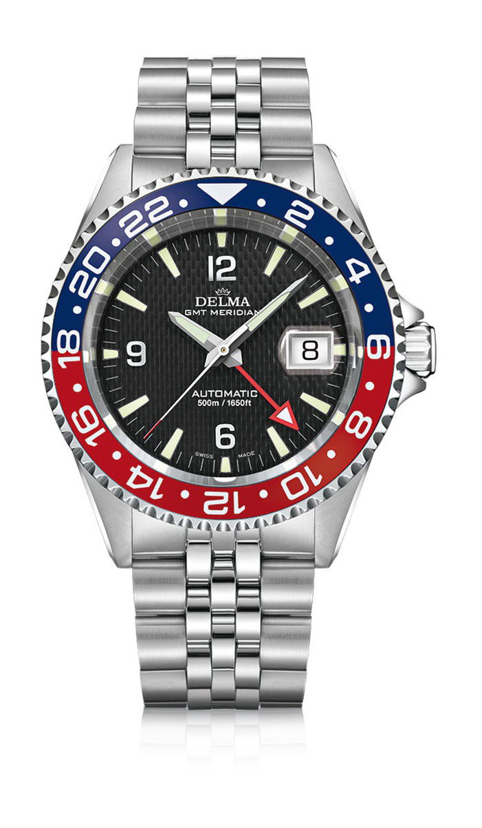 Delma Santiago GMT Meridian luxury timepiece - detailed view