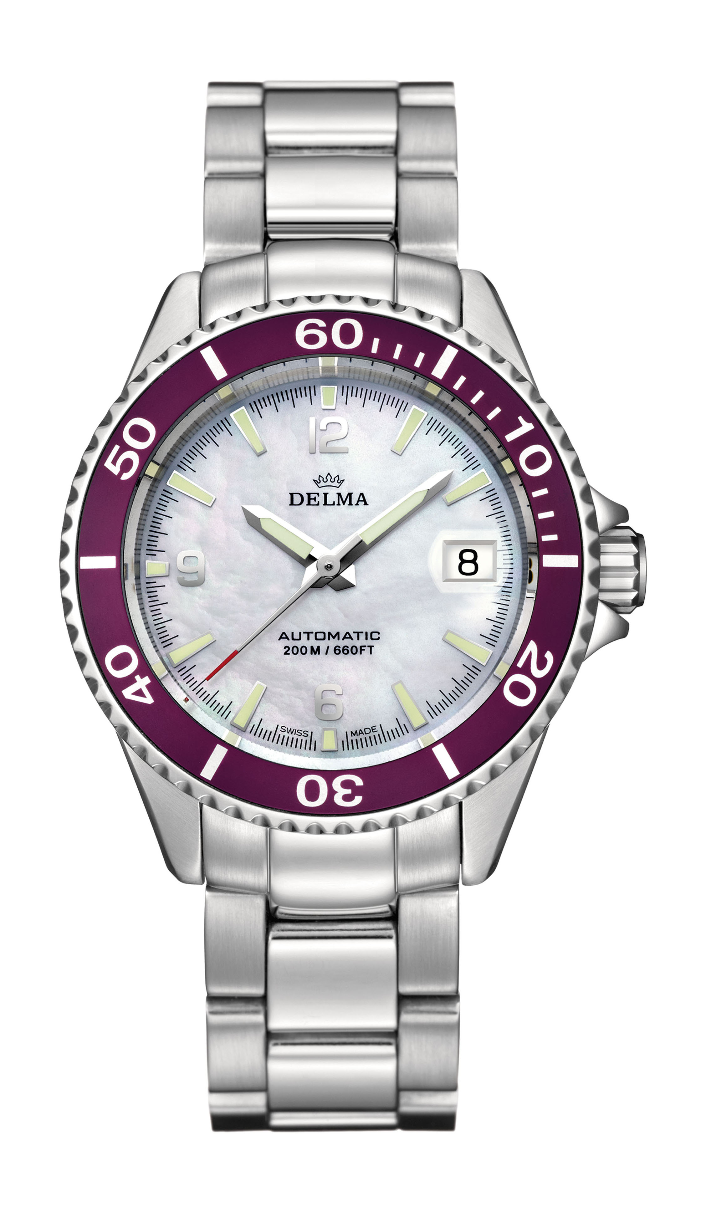Delma Santiago Ladies Automatic luxury timepiece - detailed view