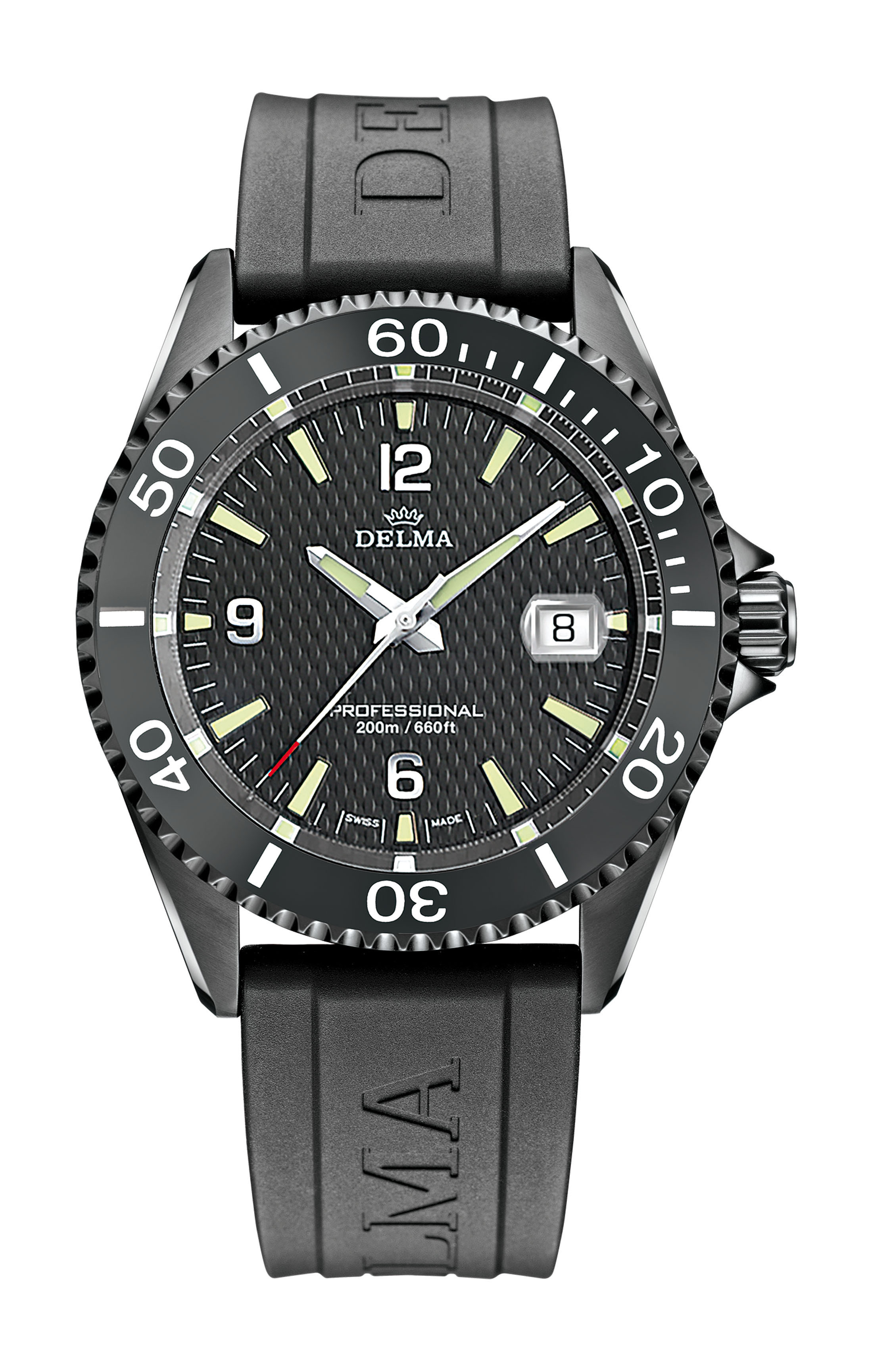 Delma Santiago Ceramic luxury timepiece - detailed view