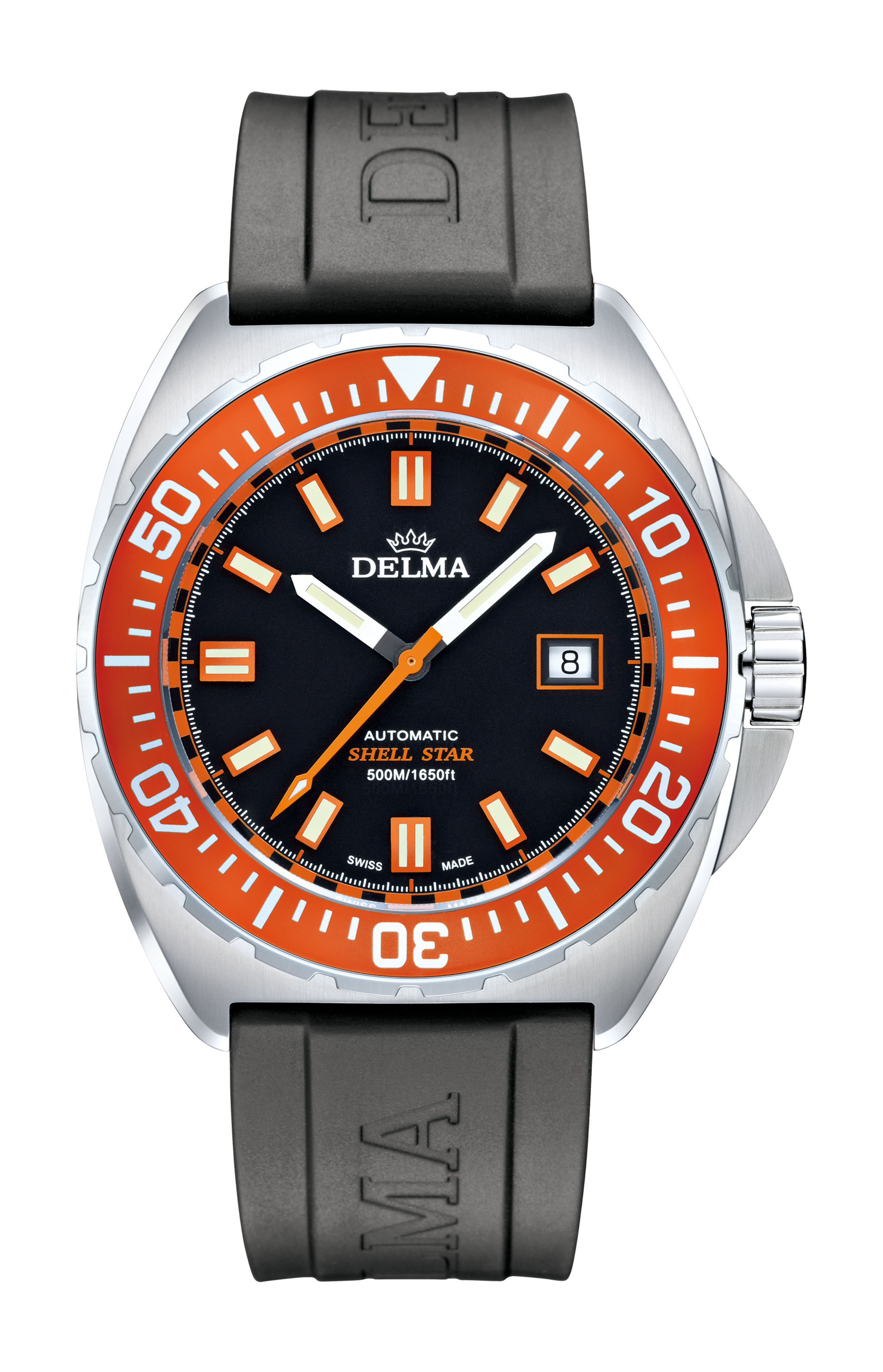 Delma Shell Star Automatic luxury timepiece - detailed view