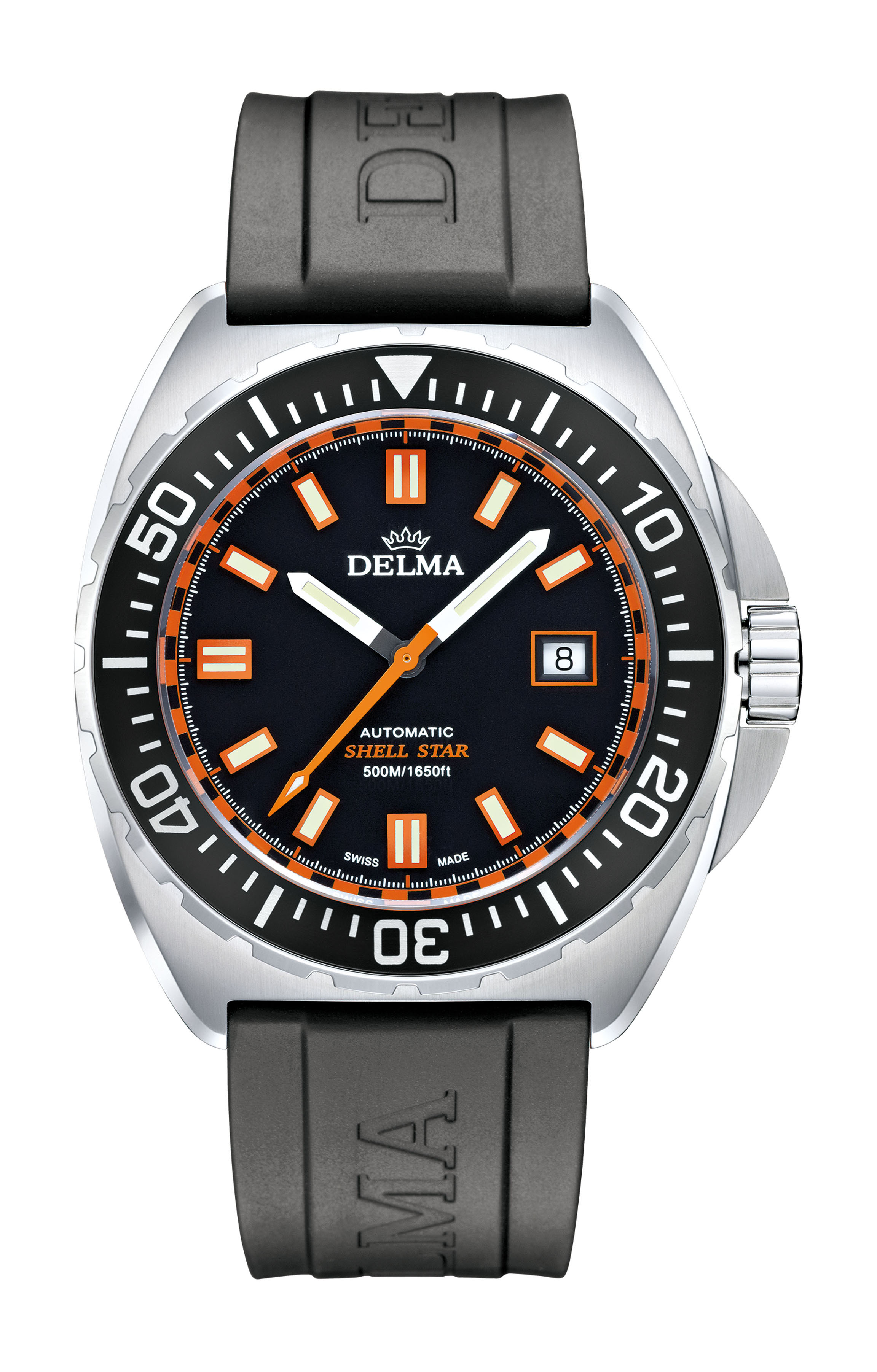 Delma Shell Star Automatic luxury timepiece - detailed view