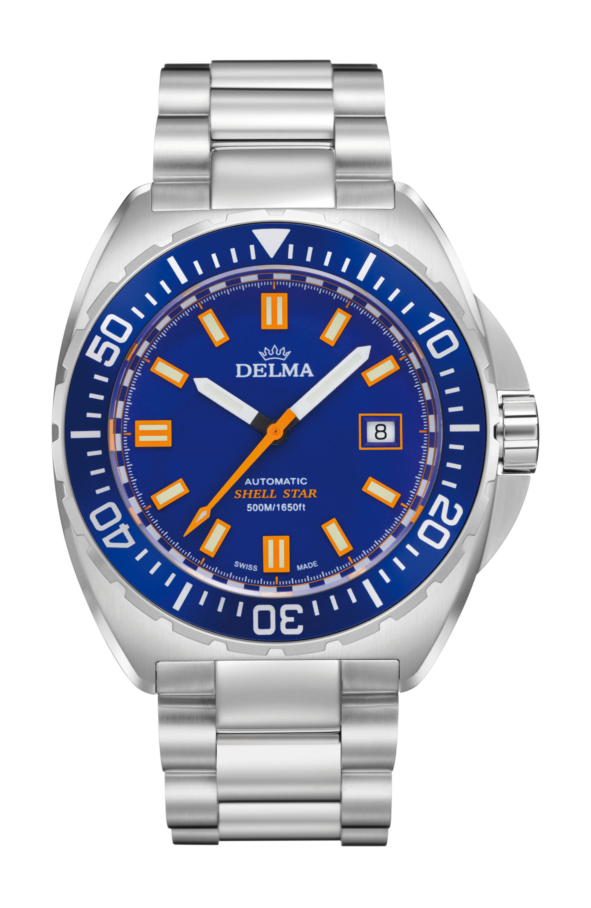 Delma Shell Star Automatic luxury timepiece - detailed view