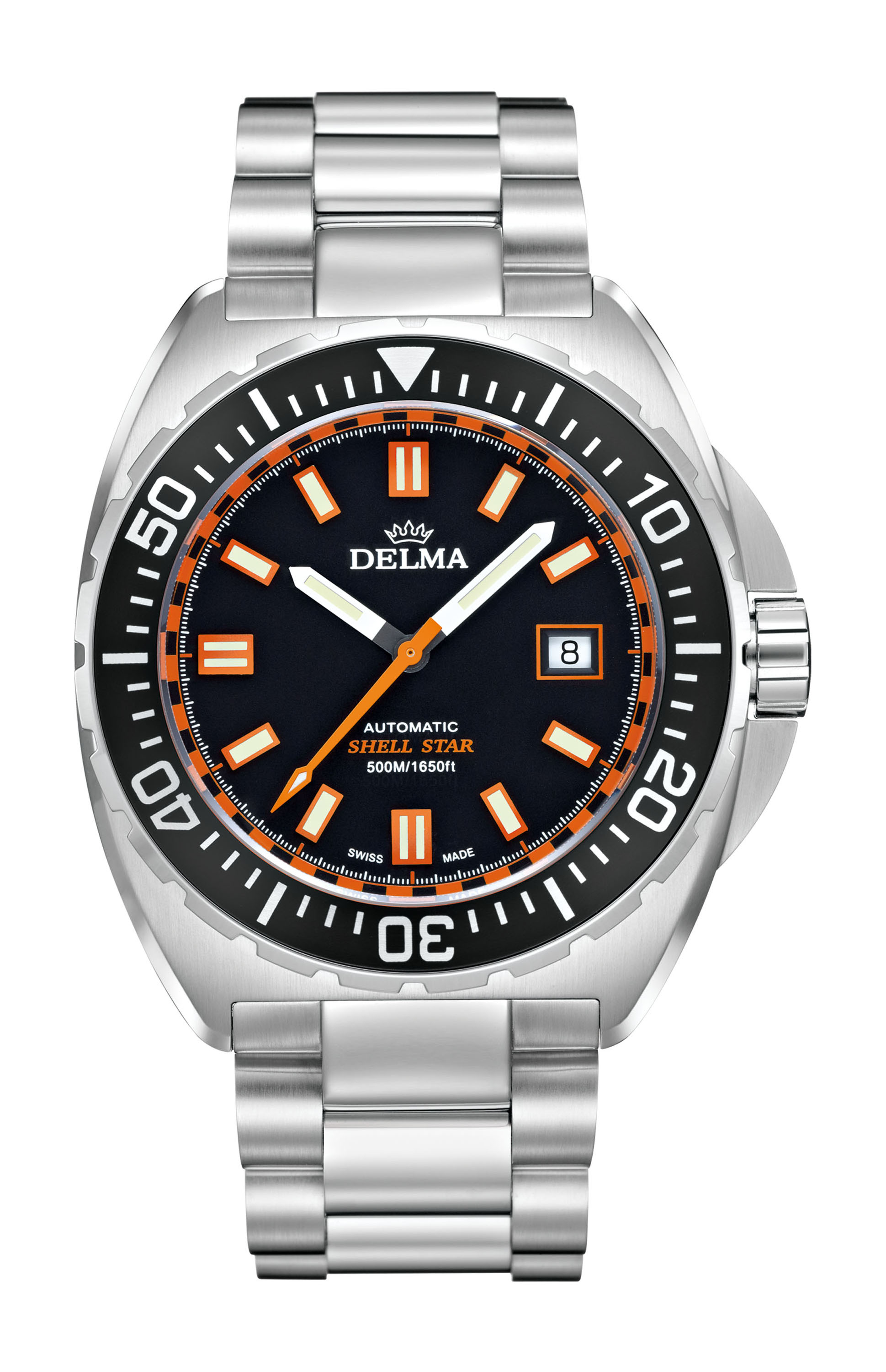 Delma Shell Star Automatic luxury timepiece - detailed view
