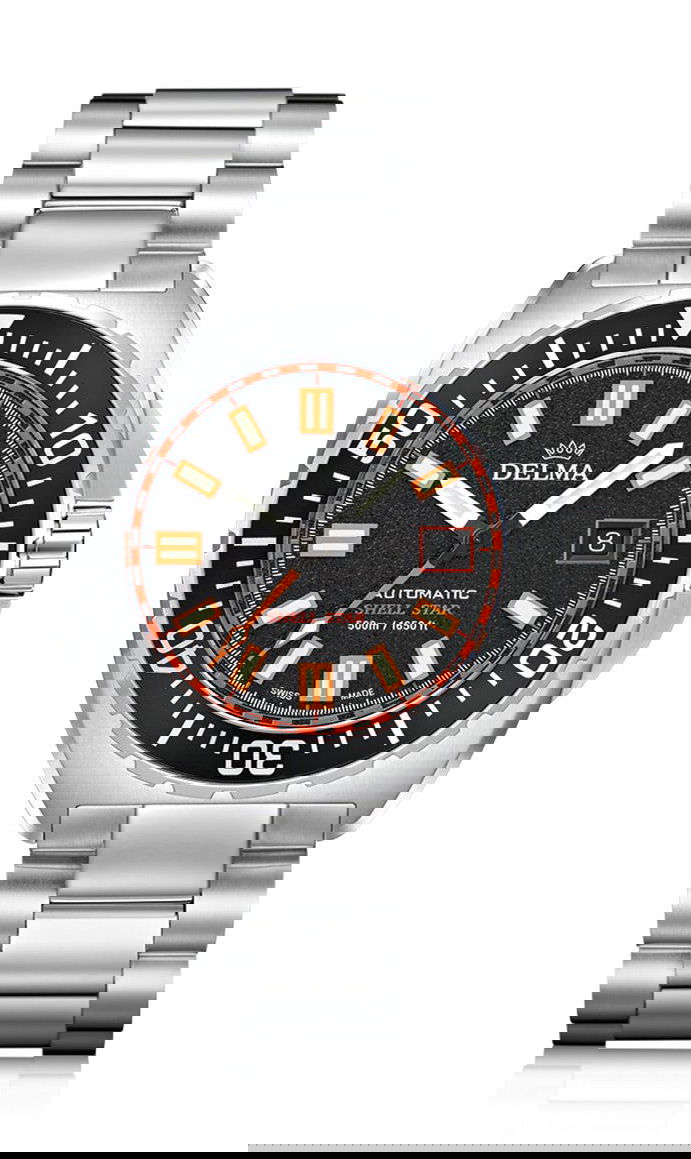 Delma Shell Star Titanium luxury timepiece - detailed view