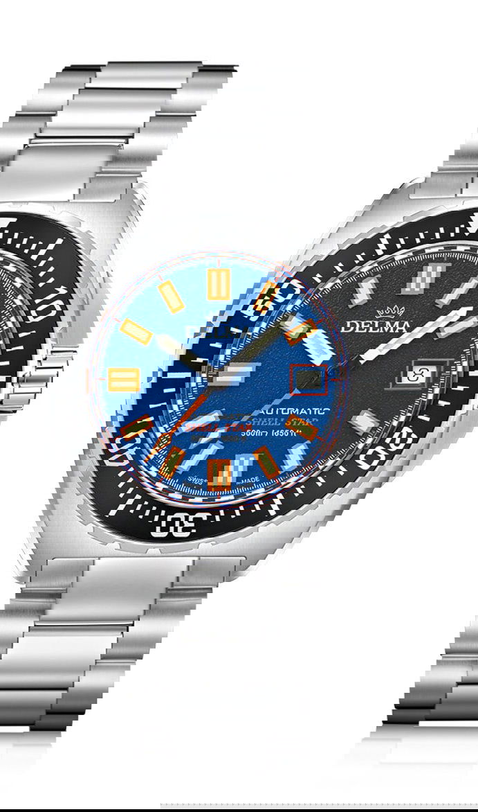 Delma Shell Star Titanium luxury timepiece - detailed view