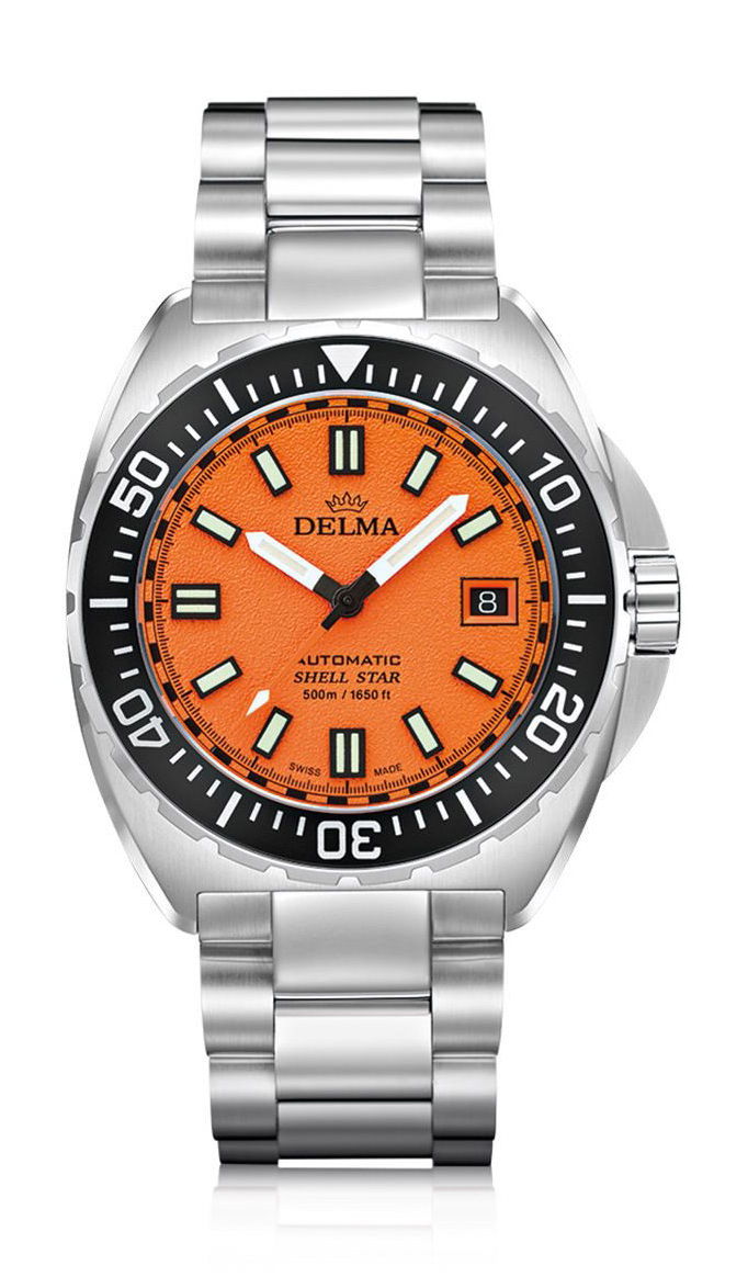 Delma Shell Star Titanium luxury timepiece - detailed view