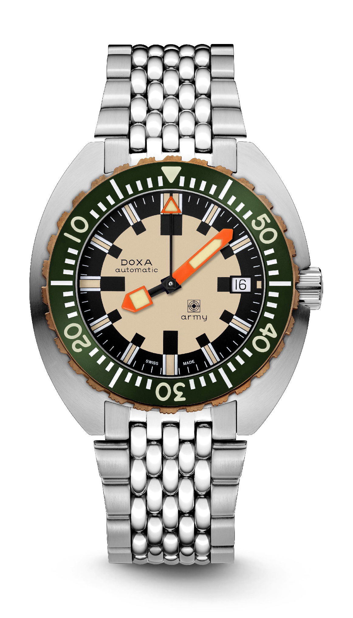 Doxa Army luxury timepiece - detailed view
