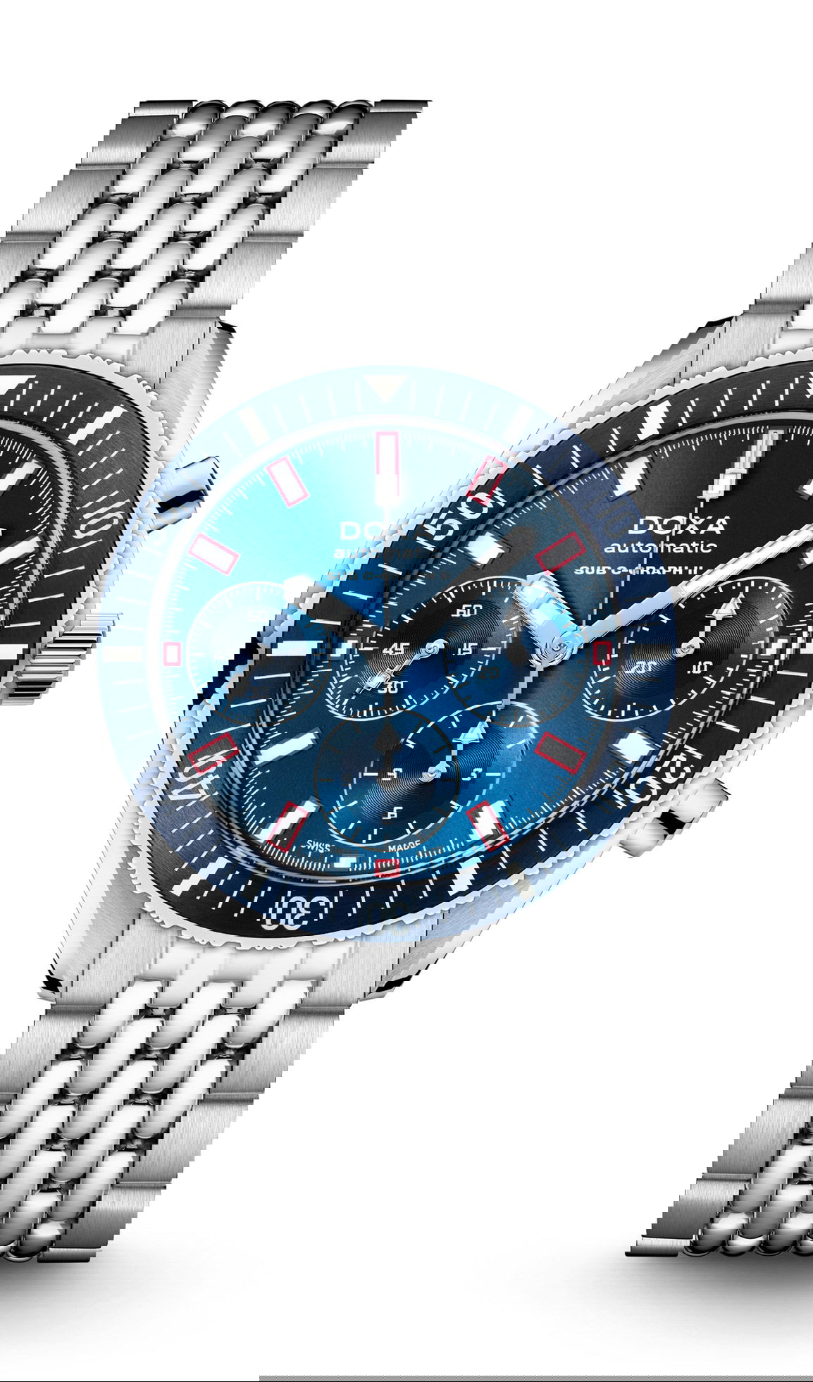 Doxa SUB 200 C-Graph II Caribbean luxury timepiece - detailed view