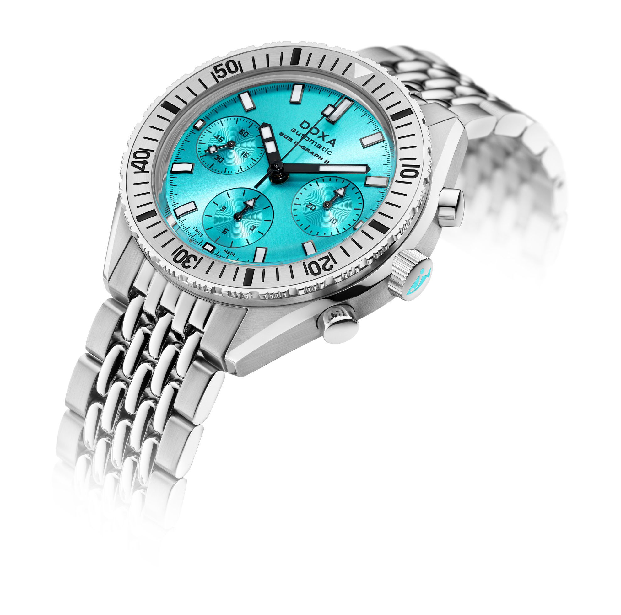 Doxa SUB 200 C-Graph II Aquamarine - View 2