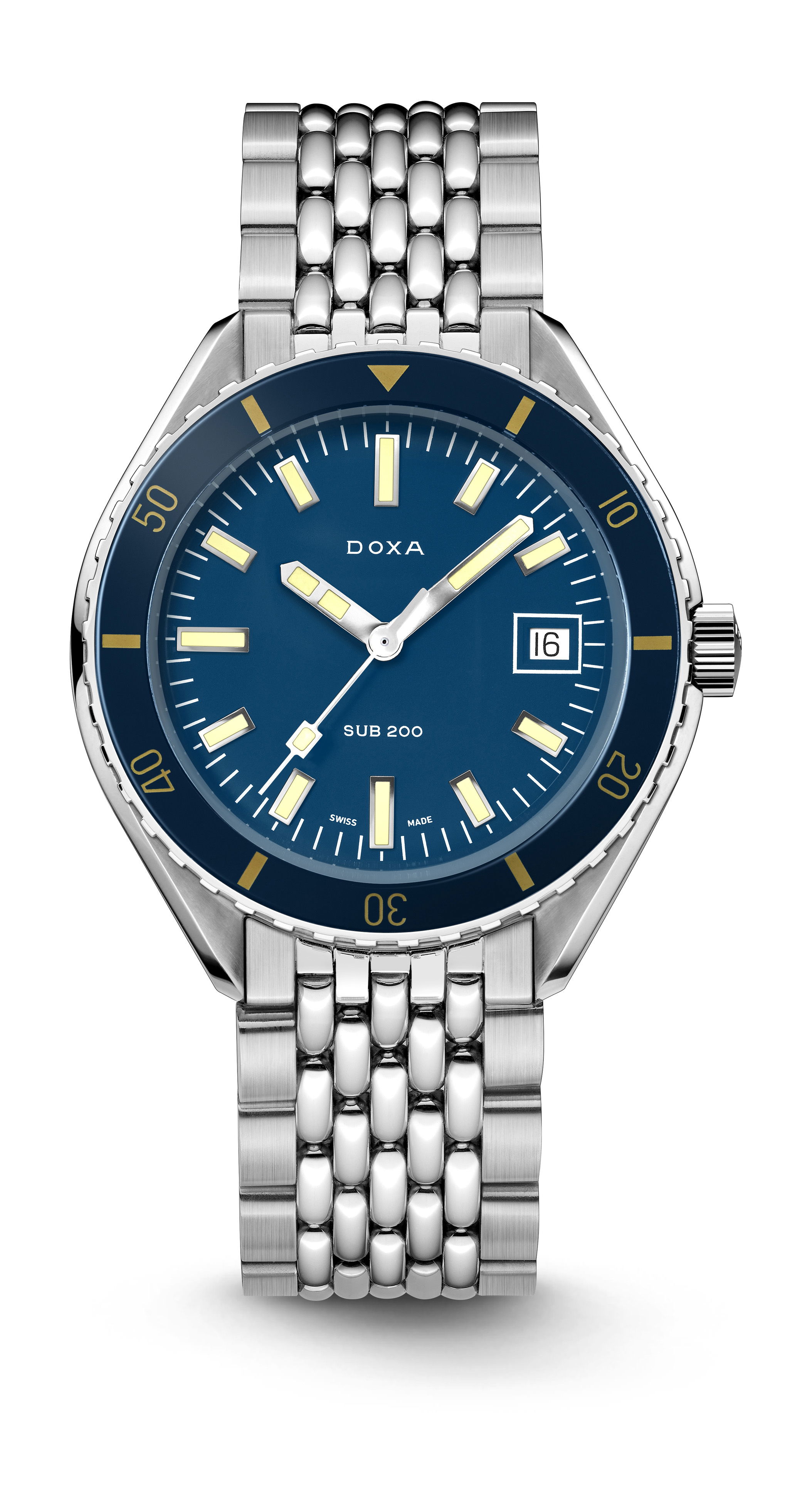 Doxa SUB 200 Caribbean luxury timepiece - detailed view