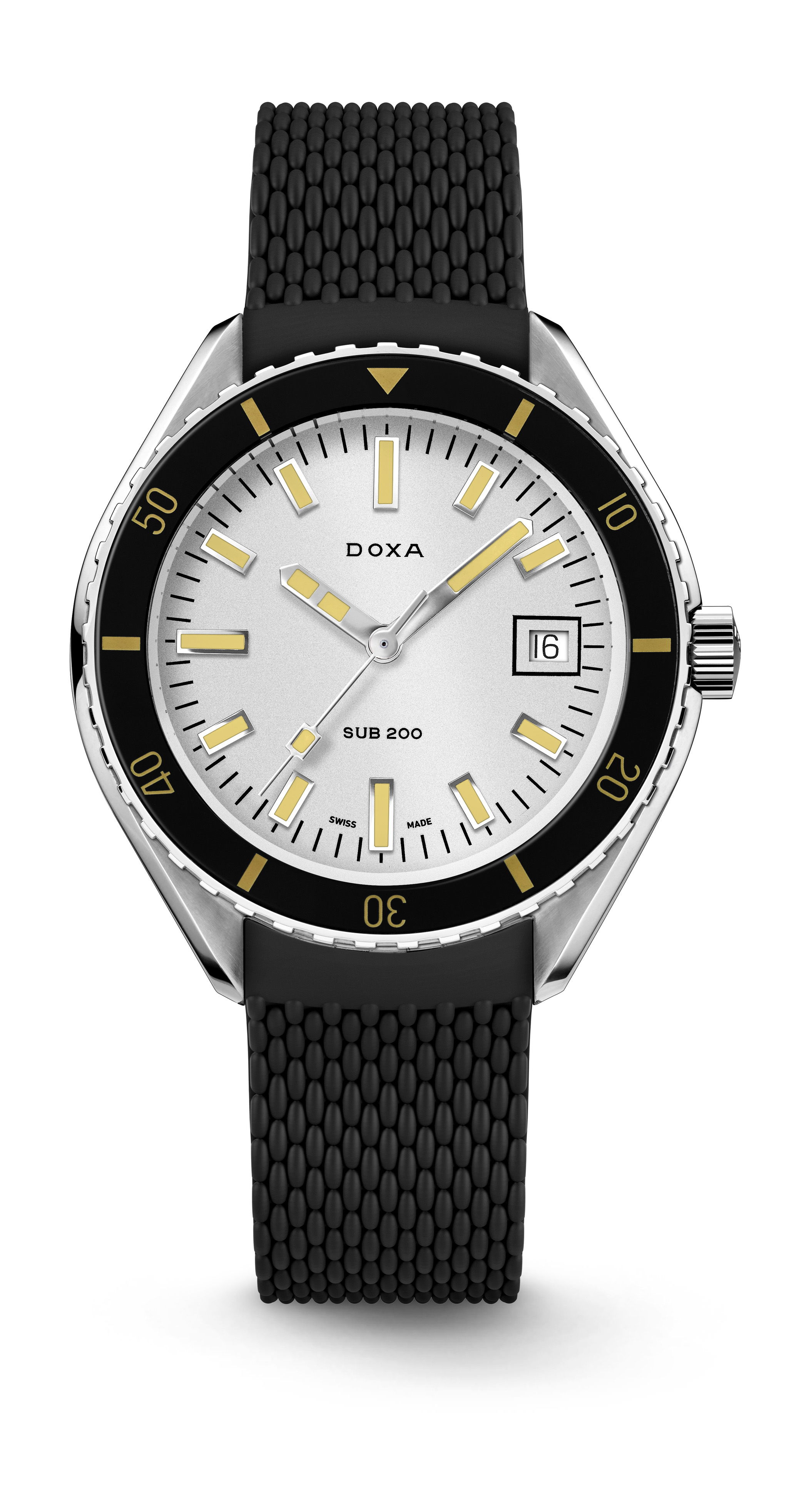 Doxa SUB 200 Searambler luxury timepiece - detailed view