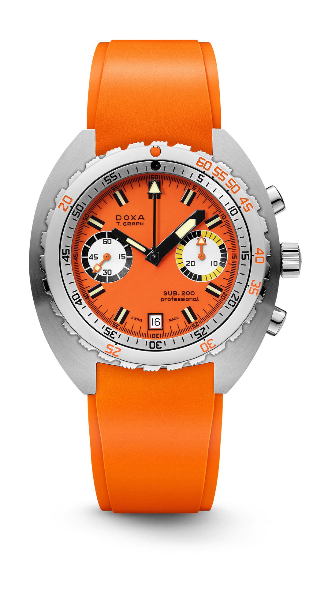 Doxa SUB 200 T.GraphProfessional luxury timepiece - detailed view
