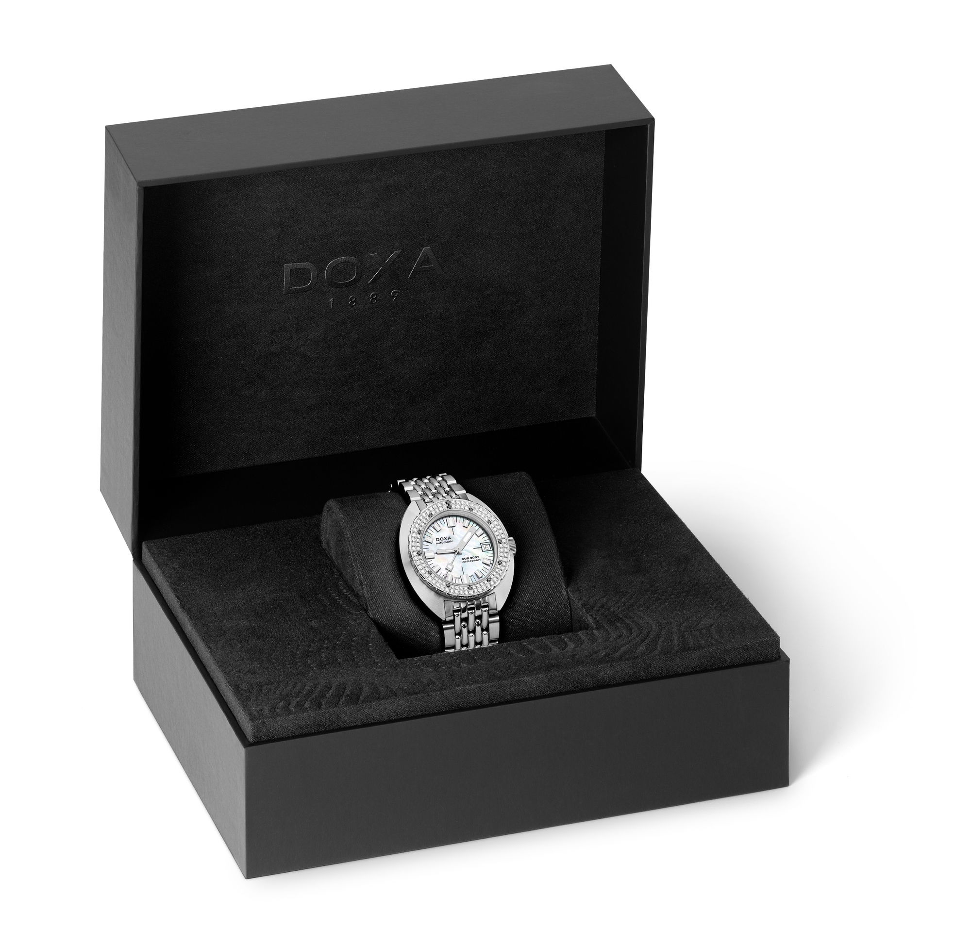 Doxa SUB 200T Diamonds Whitepearl - View 2