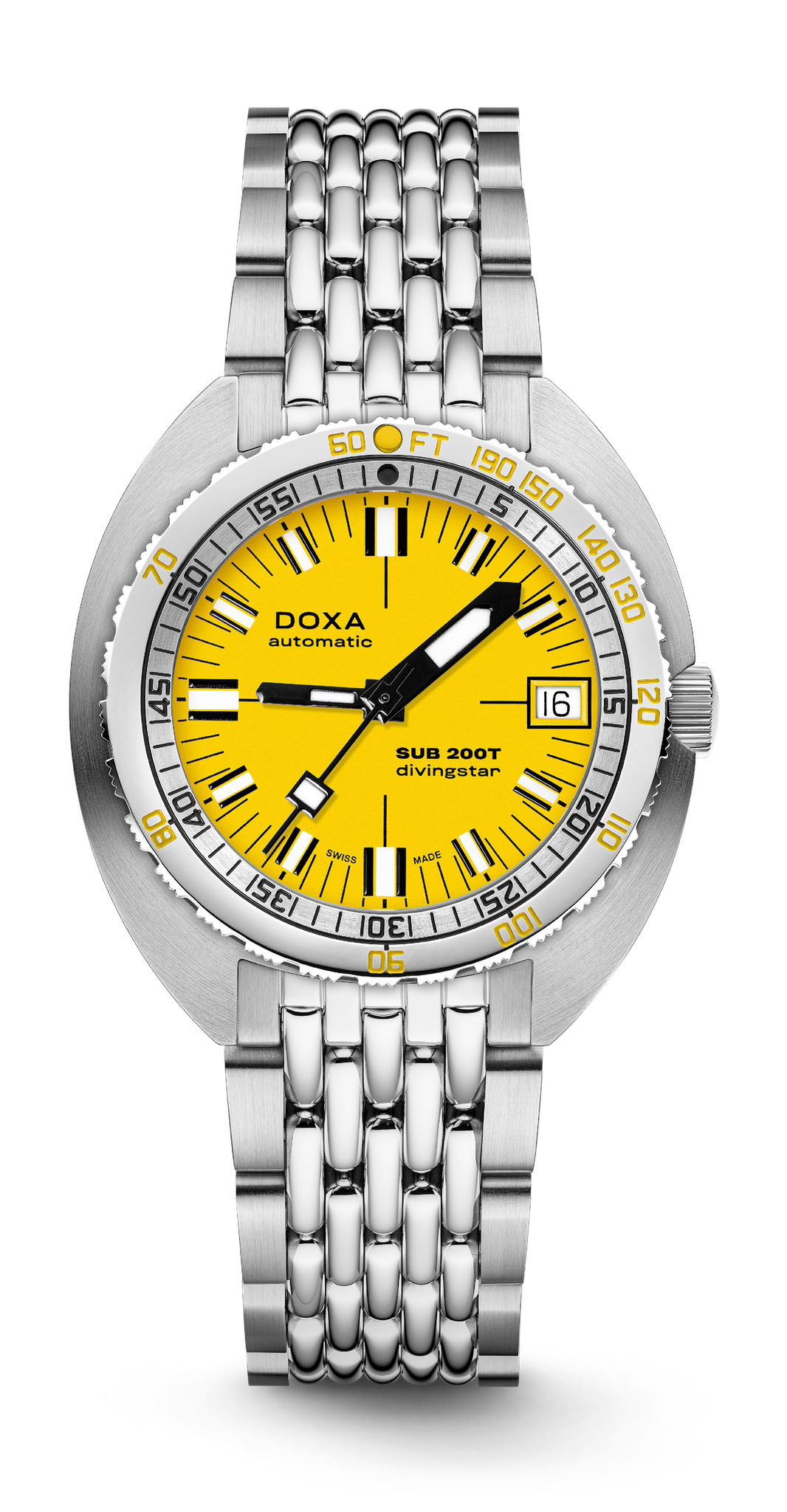 Doxa SUB 200T Diving Star Iconic luxury timepiece - detailed view