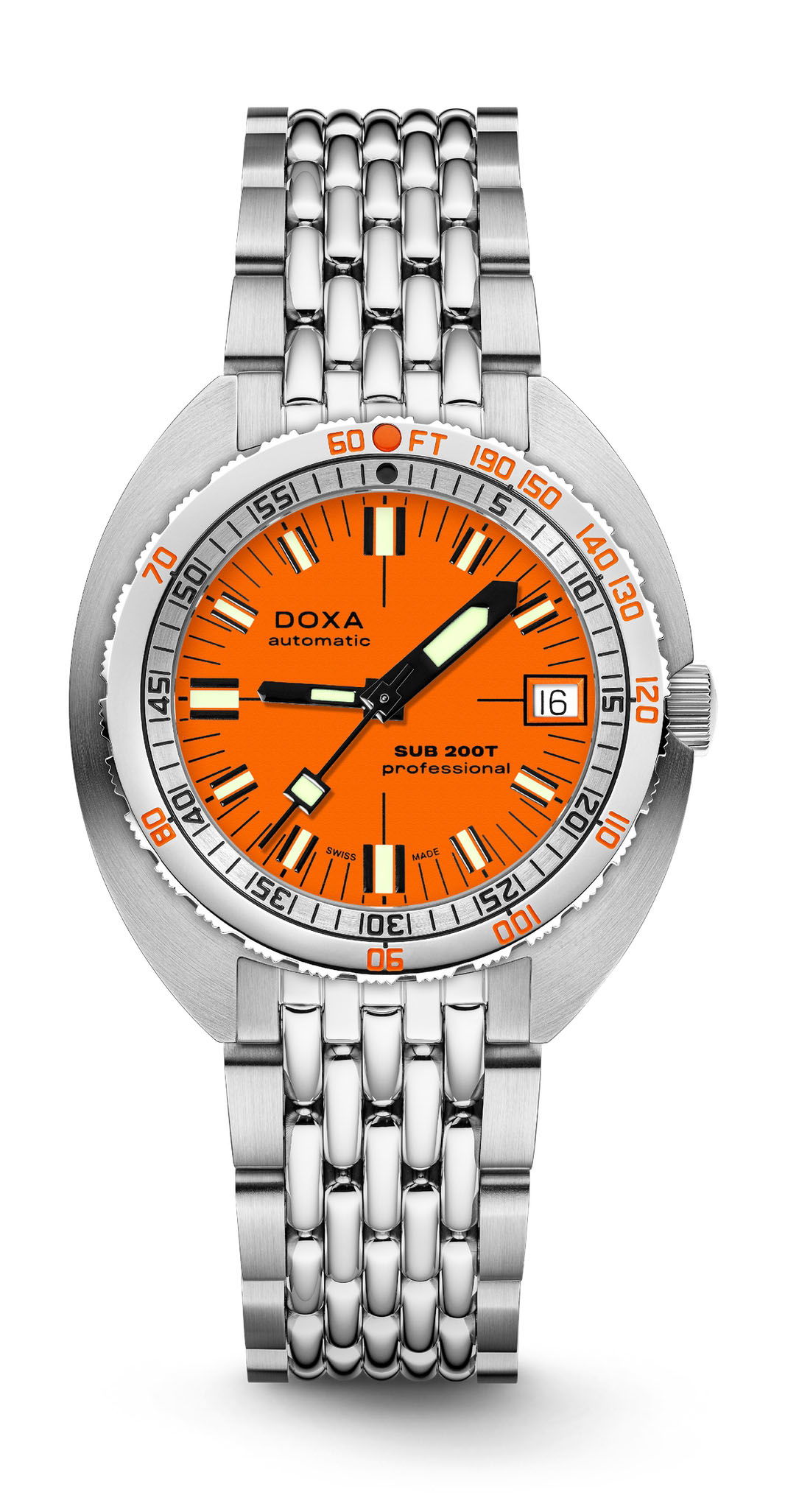 Doxa SUB 200T Professional Iconic luxury timepiece - detailed view