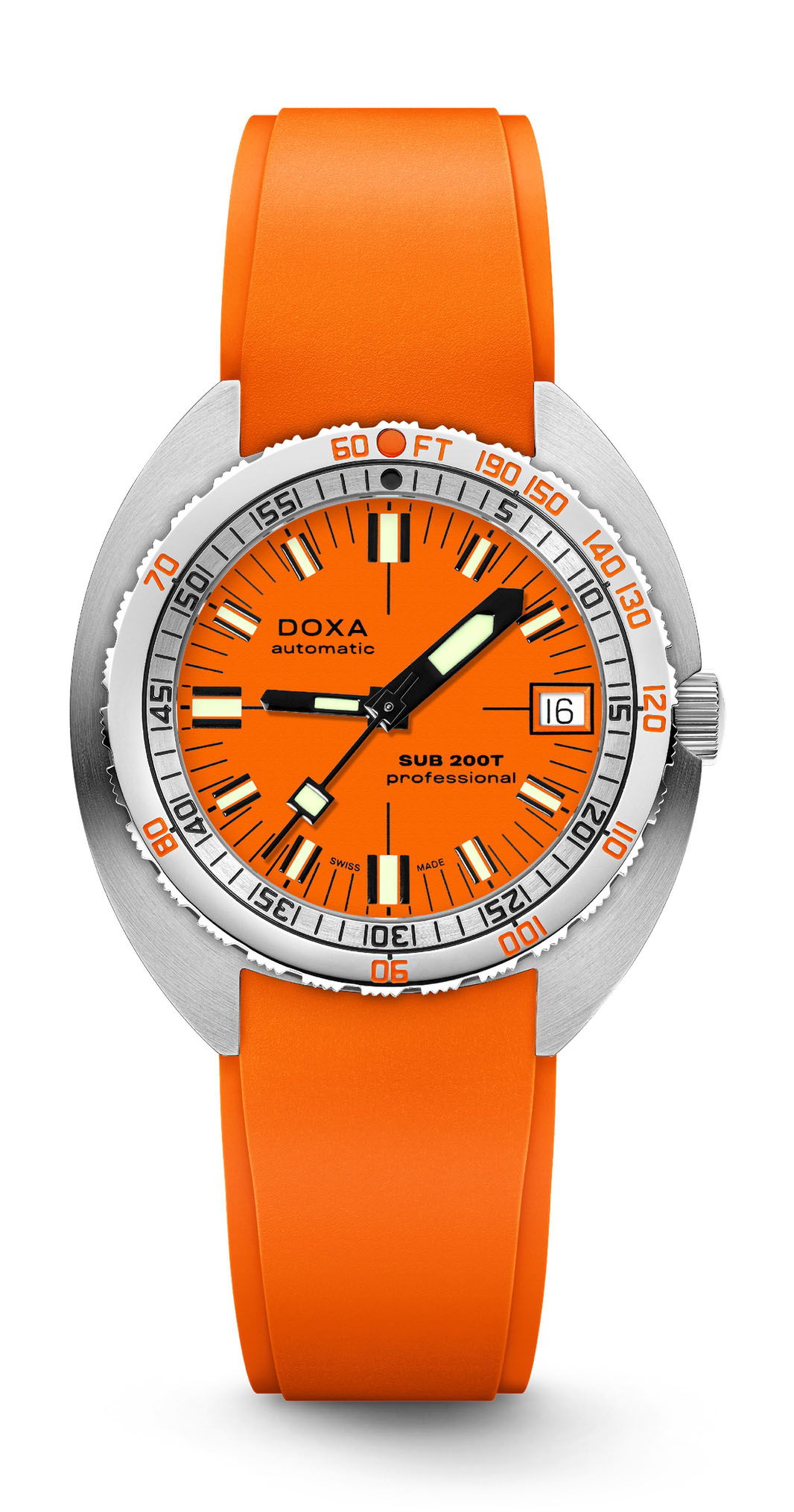 Doxa SUB 200T Professional Iconic luxury timepiece - detailed view
