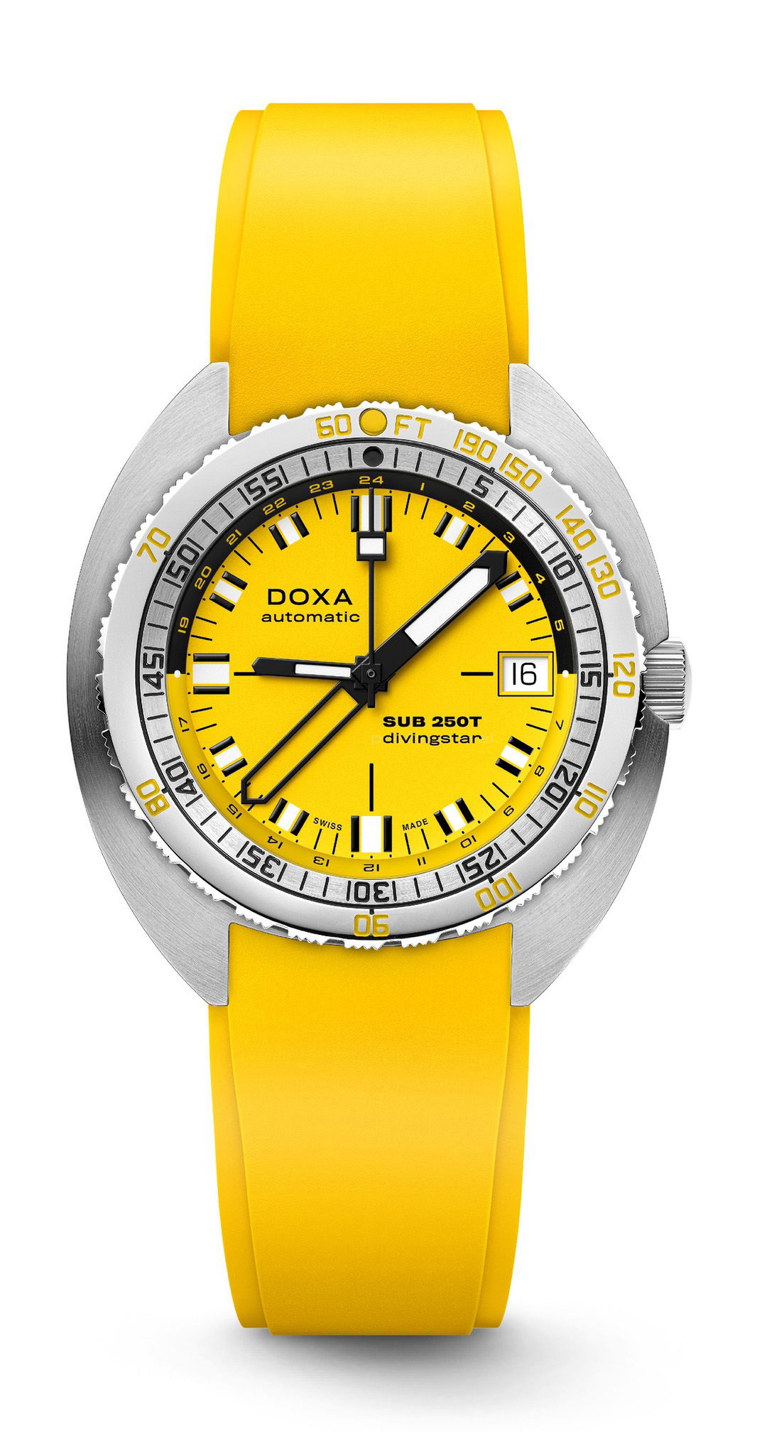 Doxa SUB 250T GMT Divingstar luxury timepiece - detailed view