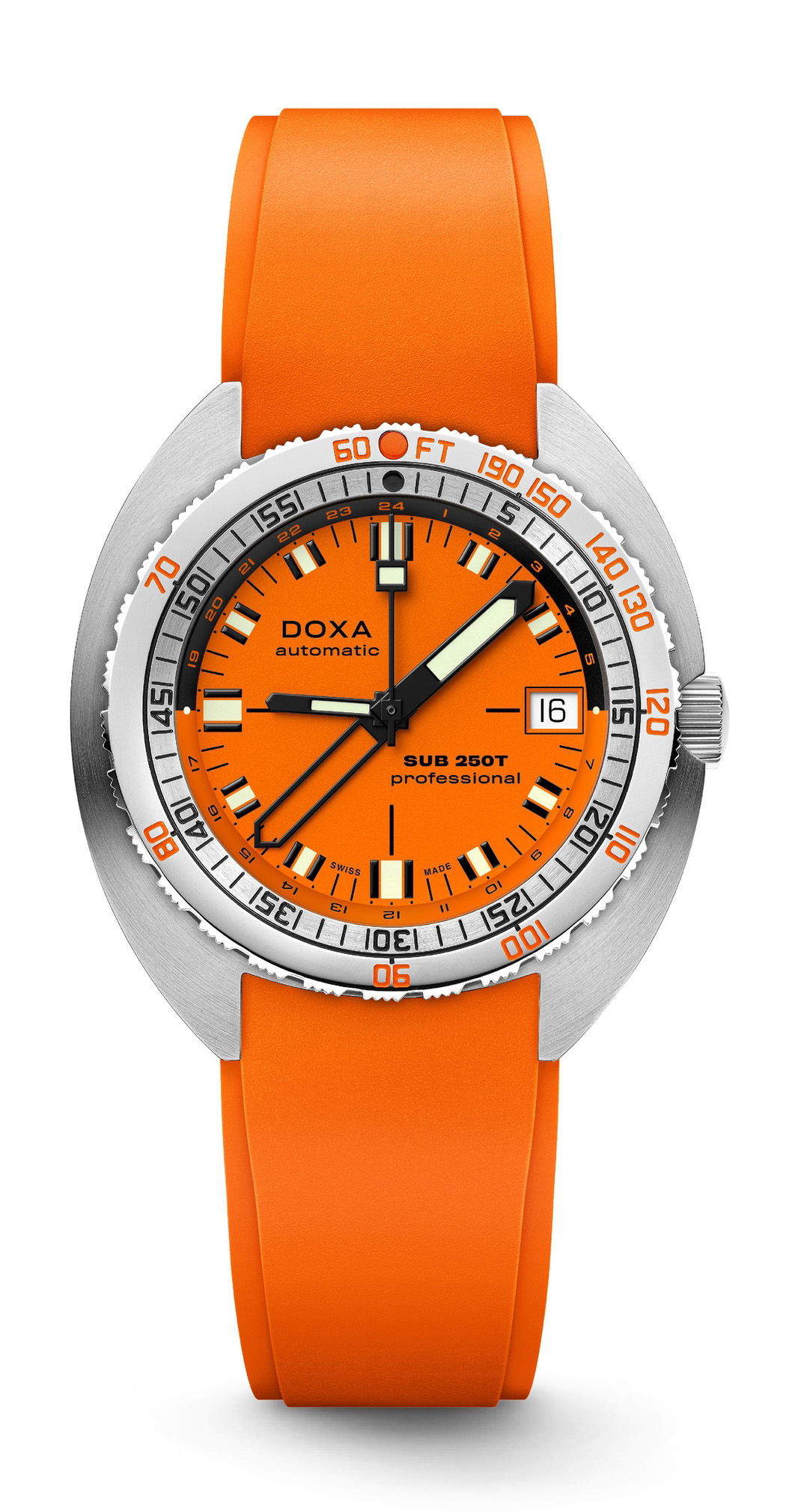 Doxa SUB 250T GMT Professional luxury timepiece - detailed view
