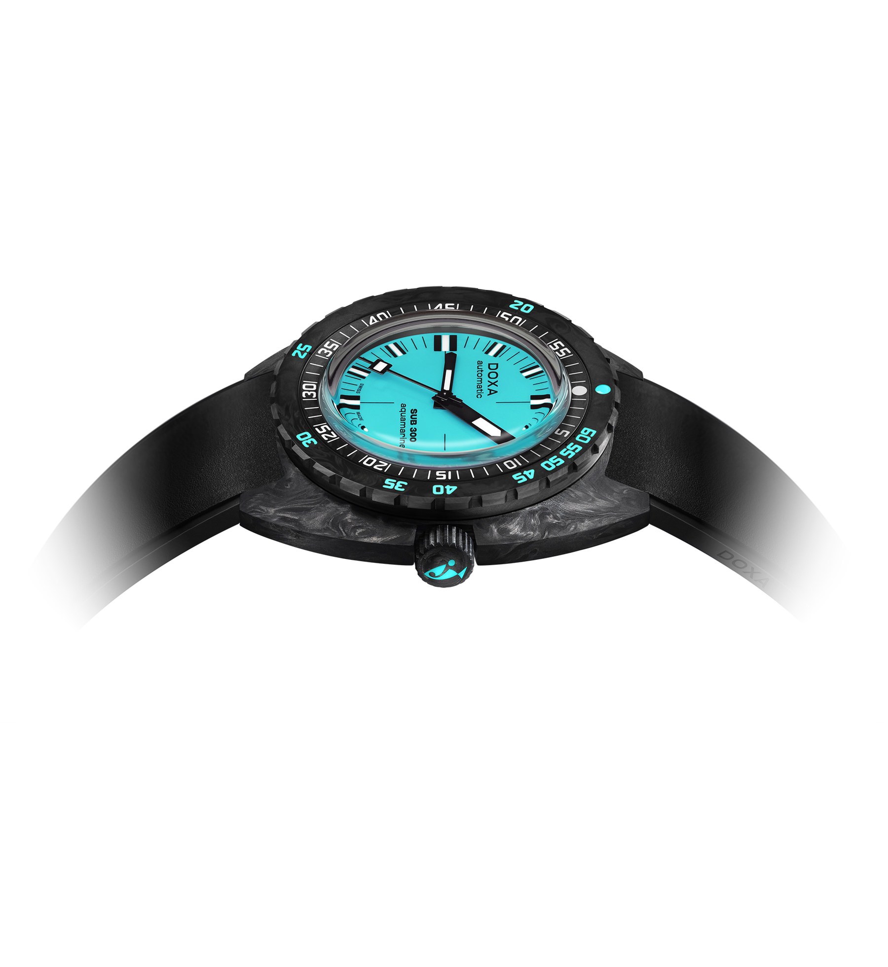 Doxa SUB 300 Carbon Aquamarine - View 2