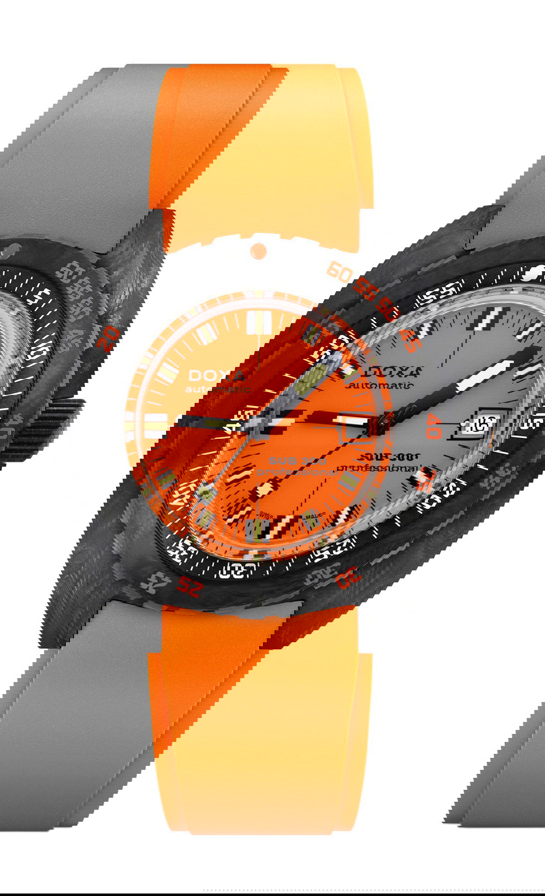 Doxa SUB 300 Carbon Professional luxury timepiece - detailed view