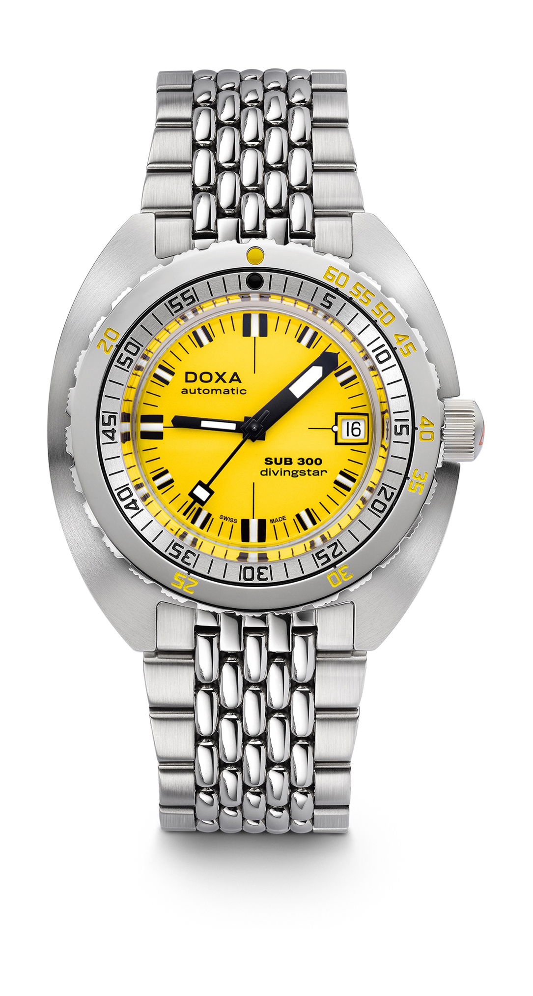 Doxa SUB 300 Divingstar luxury timepiece - detailed view
