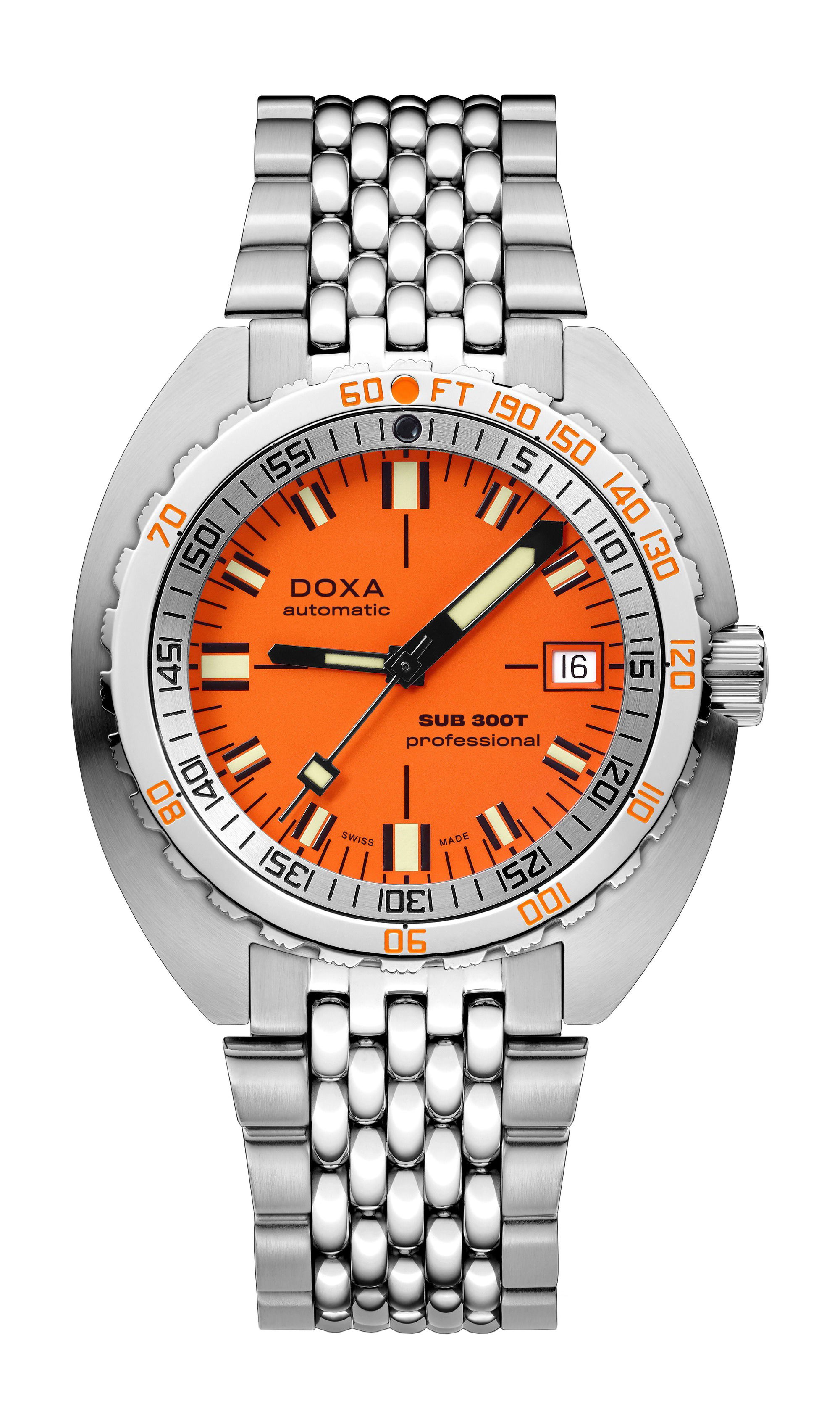 Doxa SUB 300T Professional luxury timepiece - detailed view