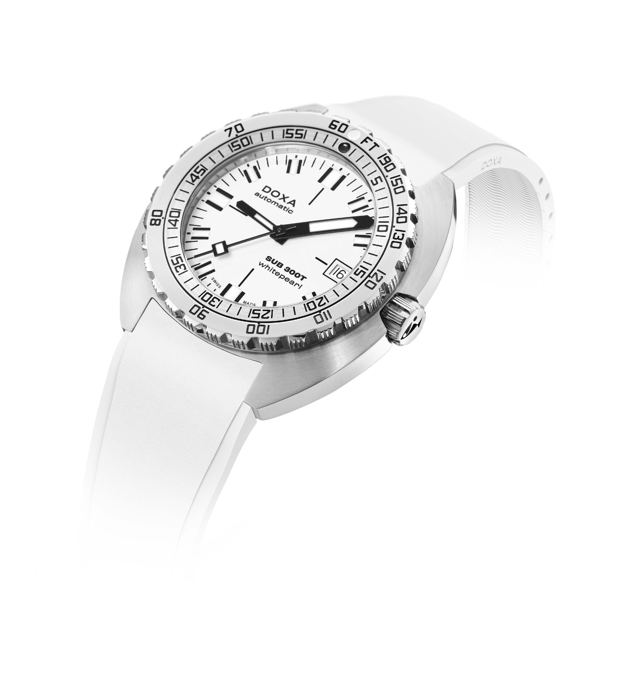 Doxa SUB 300T Whitepearl - View 3