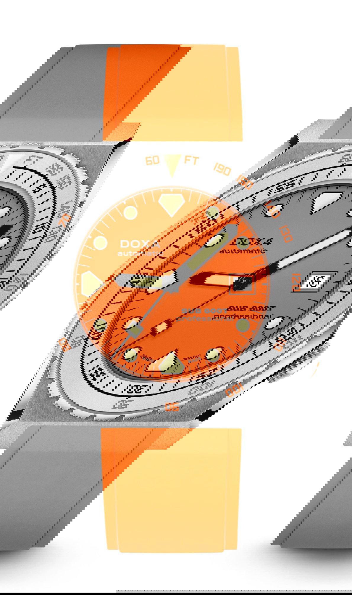 Doxa SUB 600T Professional luxury timepiece - detailed view