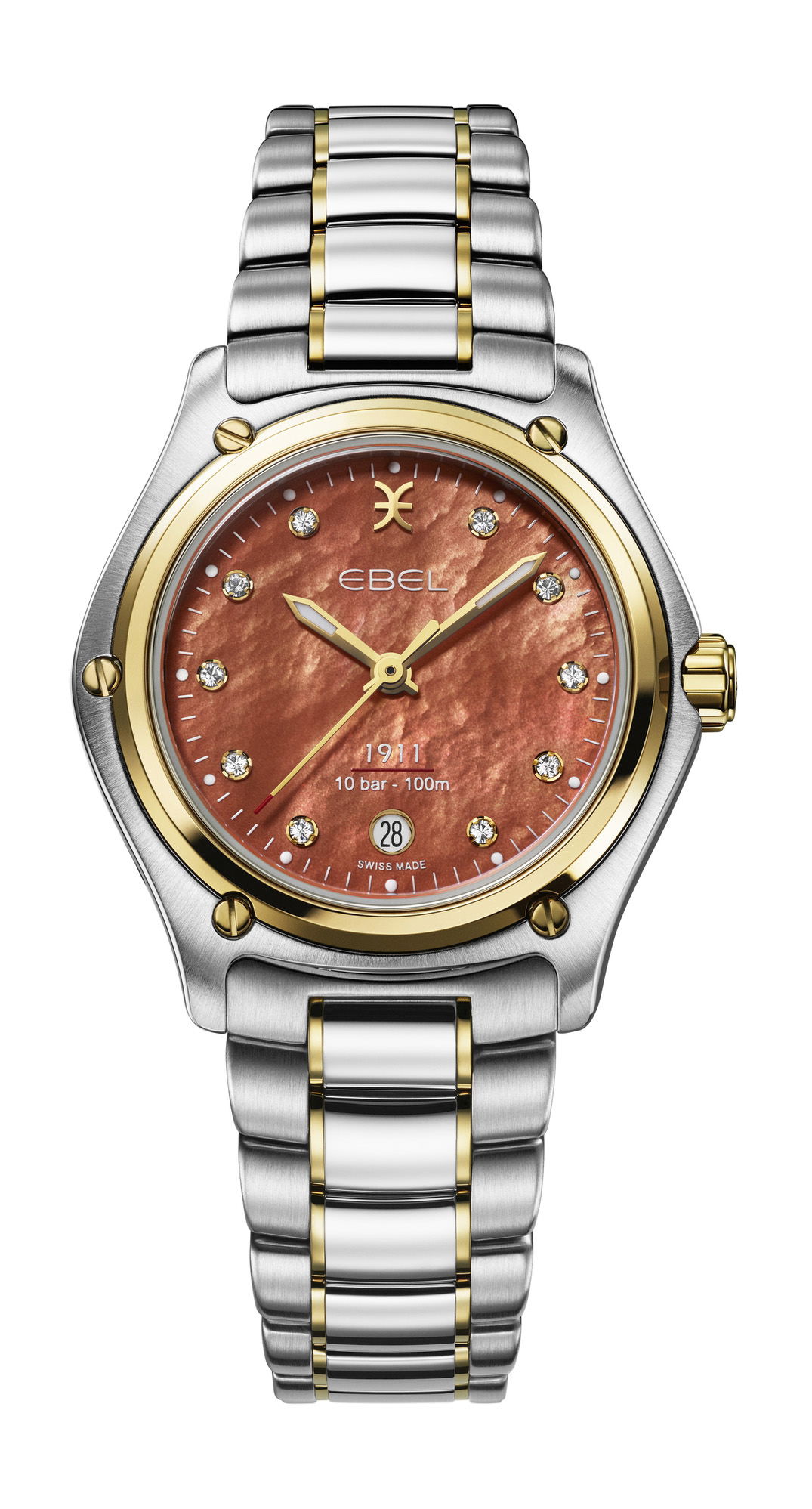 Ebel 1911 luxury timepiece - detailed view