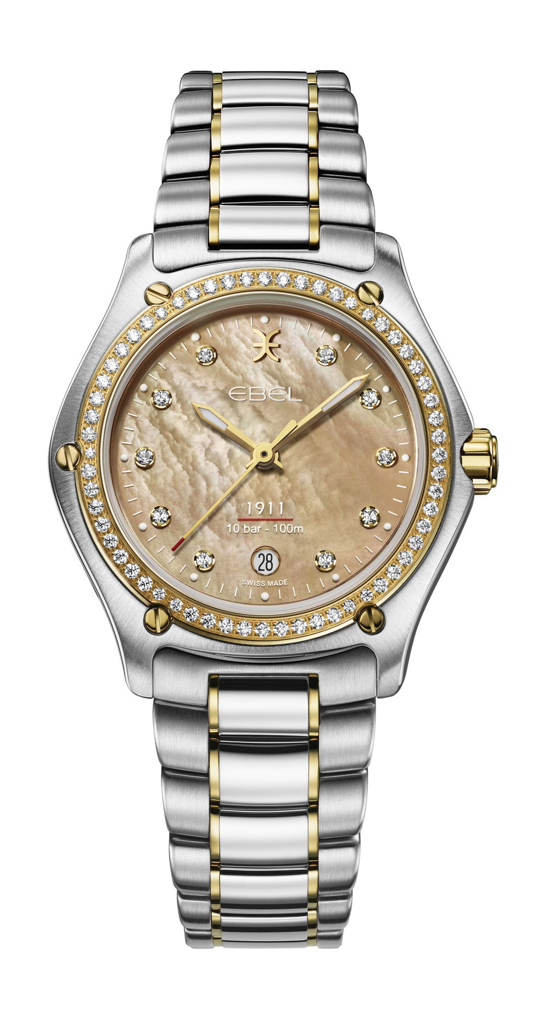 Ebel 1911 luxury timepiece - detailed view