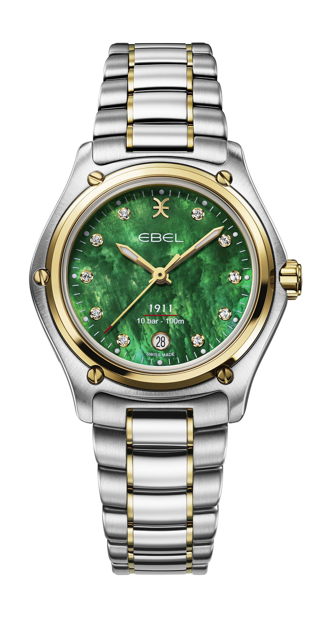 Ebel 1911 Deep Turquoise luxury timepiece - detailed view