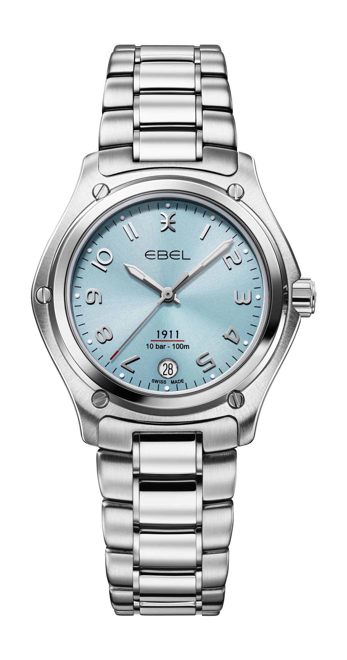 Ebel 1911 Grande Green luxury timepiece - detailed view