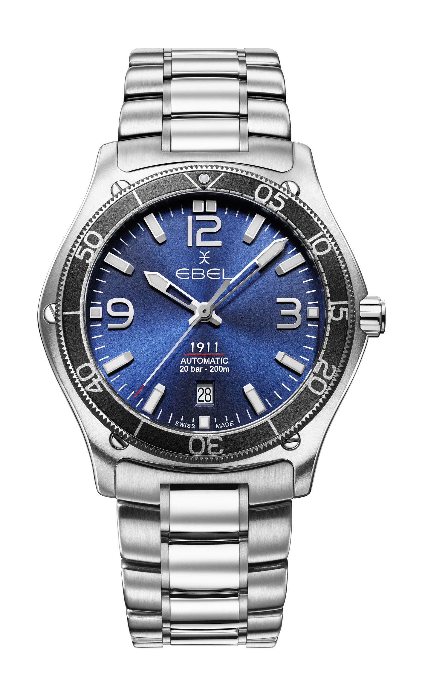 Ebel 1911 Marine luxury timepiece - detailed view