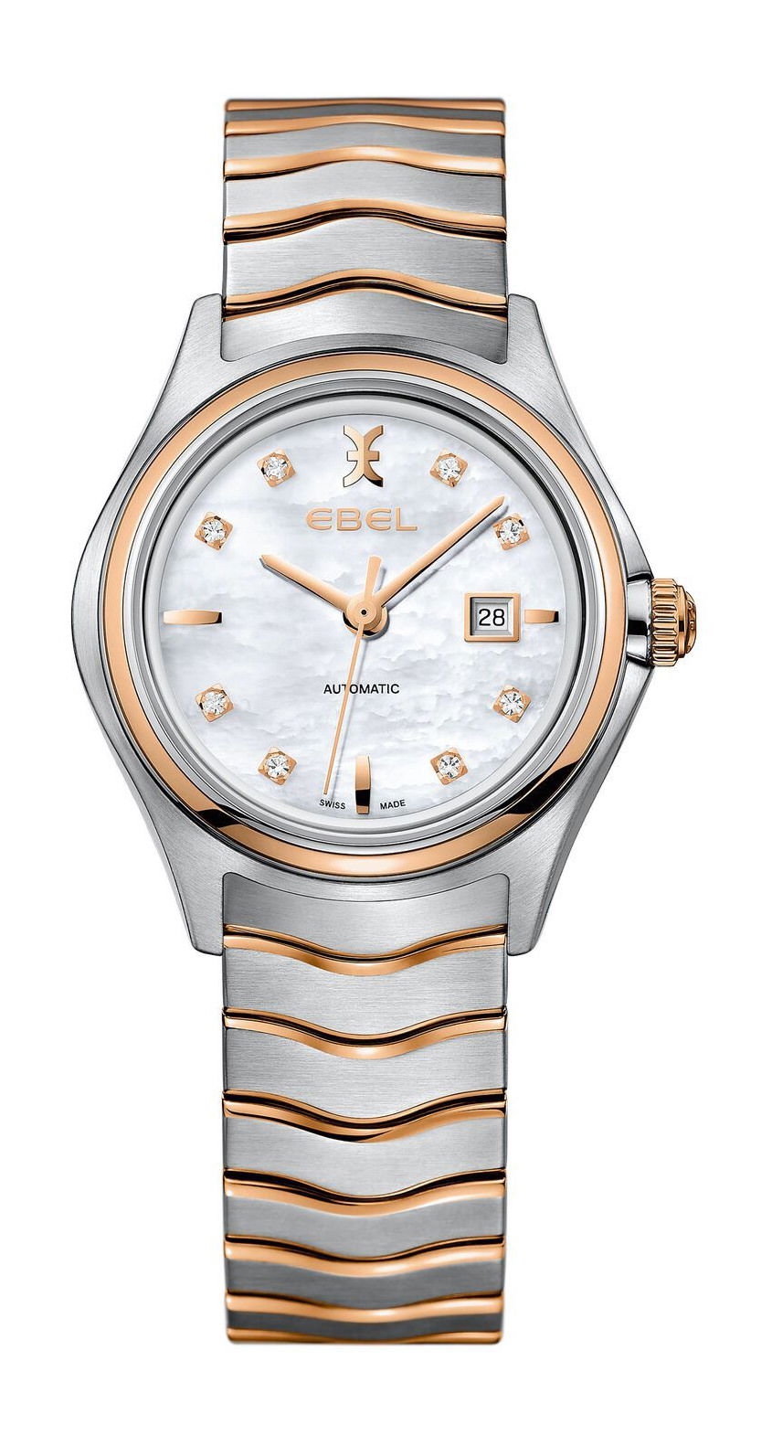 Ebel Wave luxury timepiece - detailed view