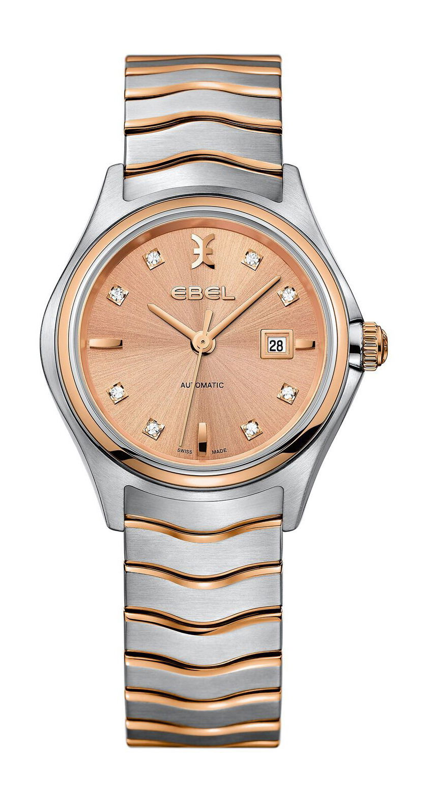 Ebel Wave luxury timepiece - detailed view