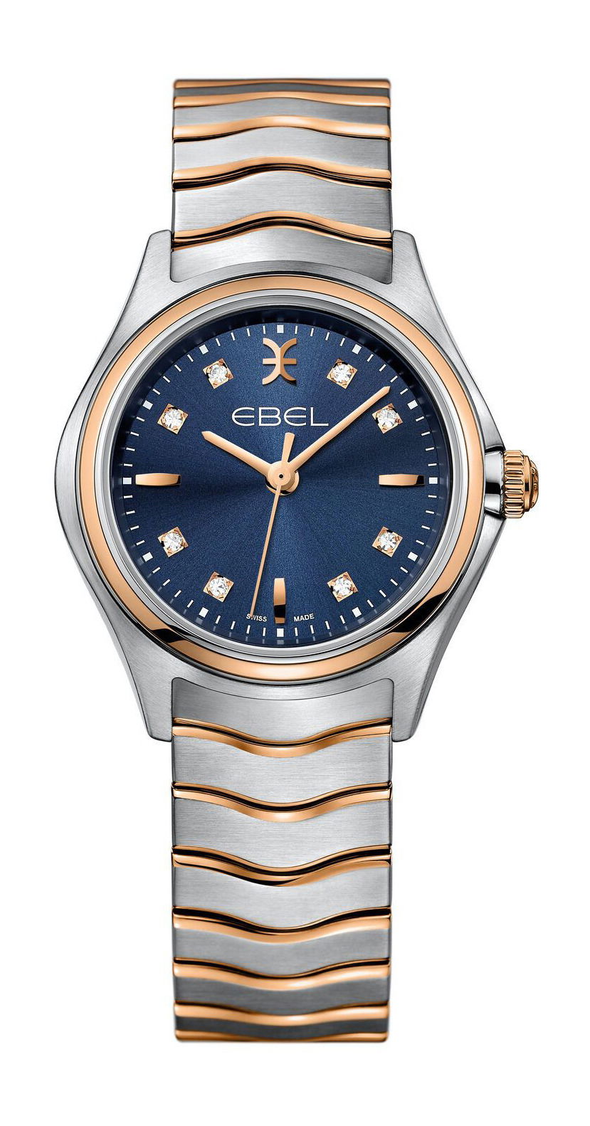 Ebel Wave luxury timepiece - detailed view
