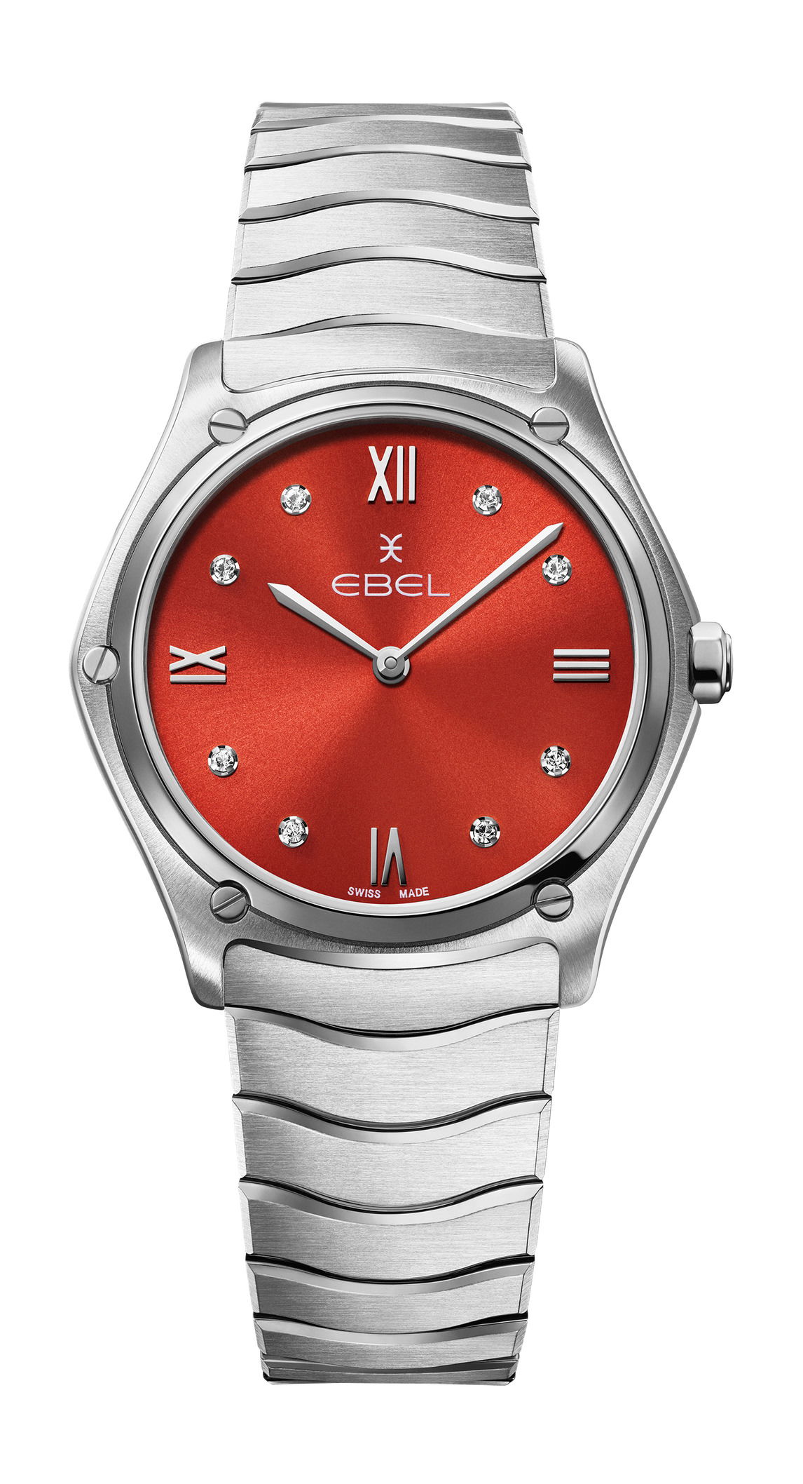 Ebel Sport Classic Grande Luscious Red luxury timepiece - detailed view