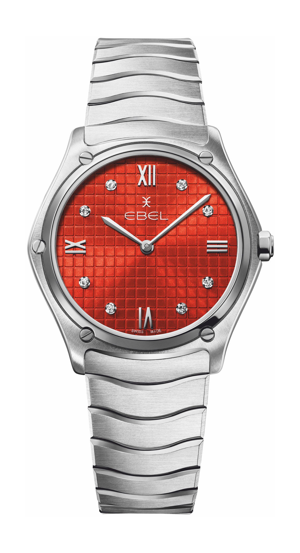 Ebel Sport Classic Grande Luscious Red luxury timepiece - detailed view