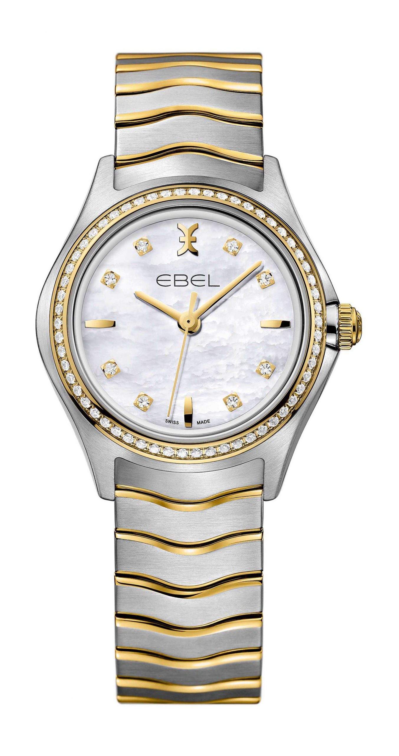 Ebel Wave luxury timepiece - detailed view