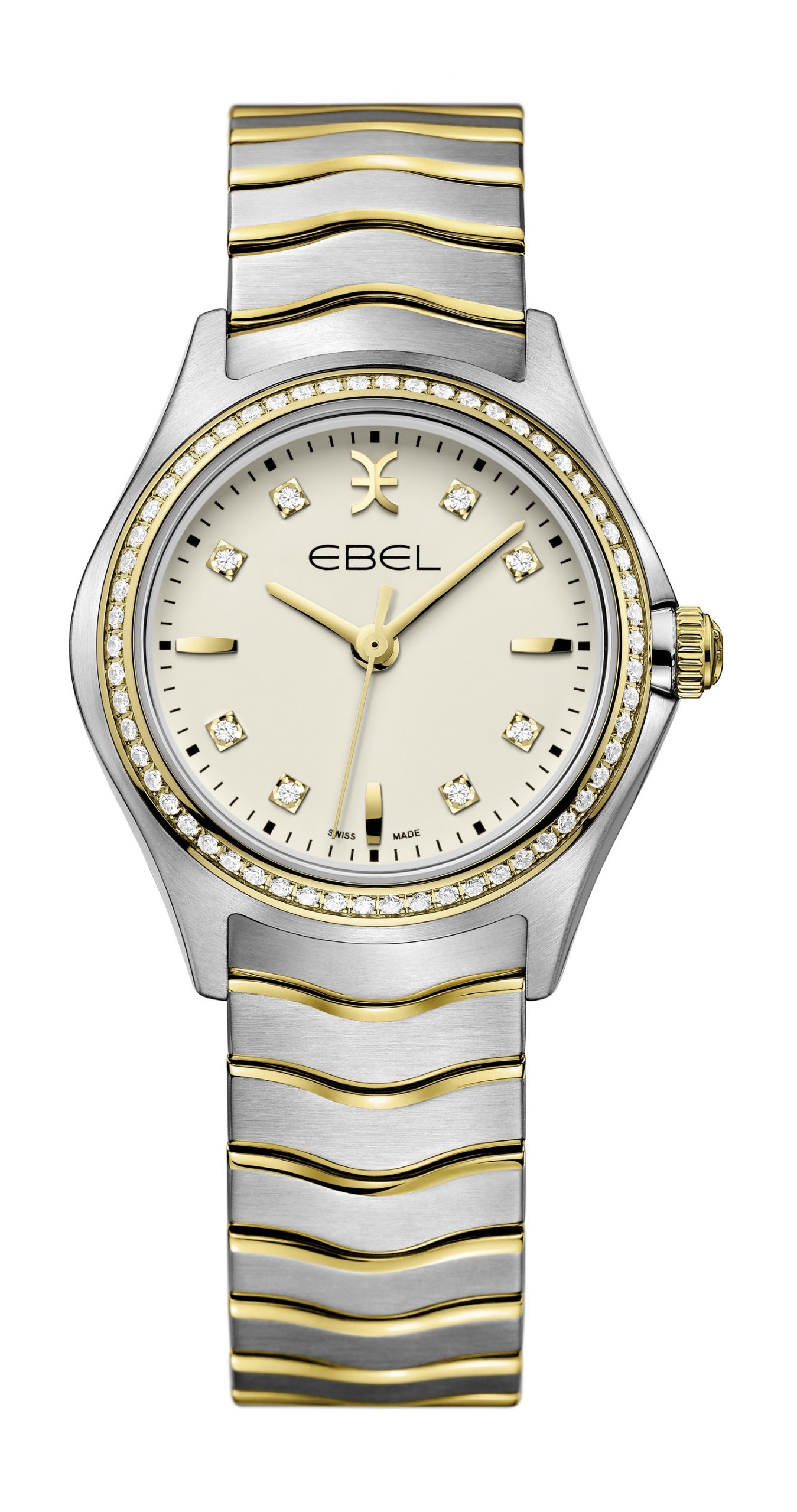 Ebel Wave luxury timepiece - detailed view