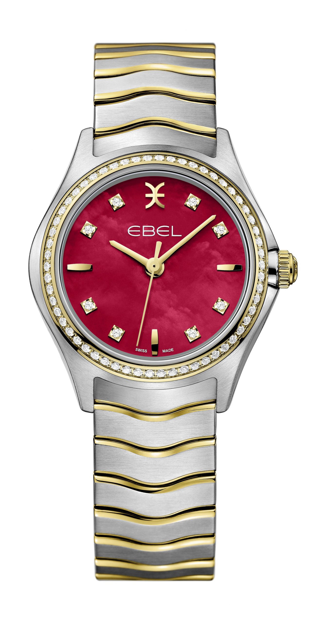 Ebel Wave luxury timepiece - detailed view