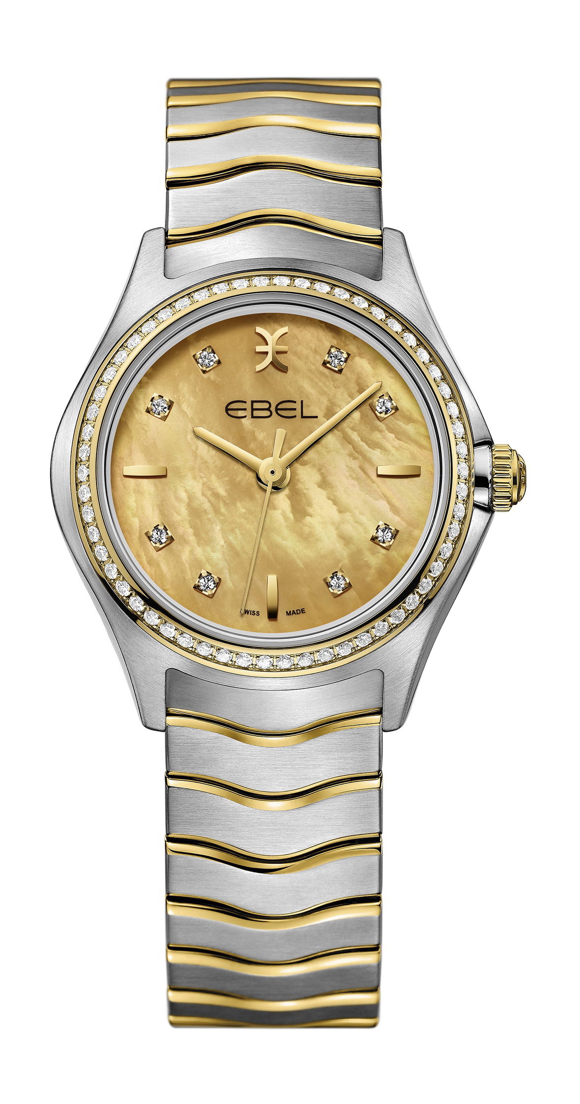 Ebel Wave luxury timepiece - detailed view