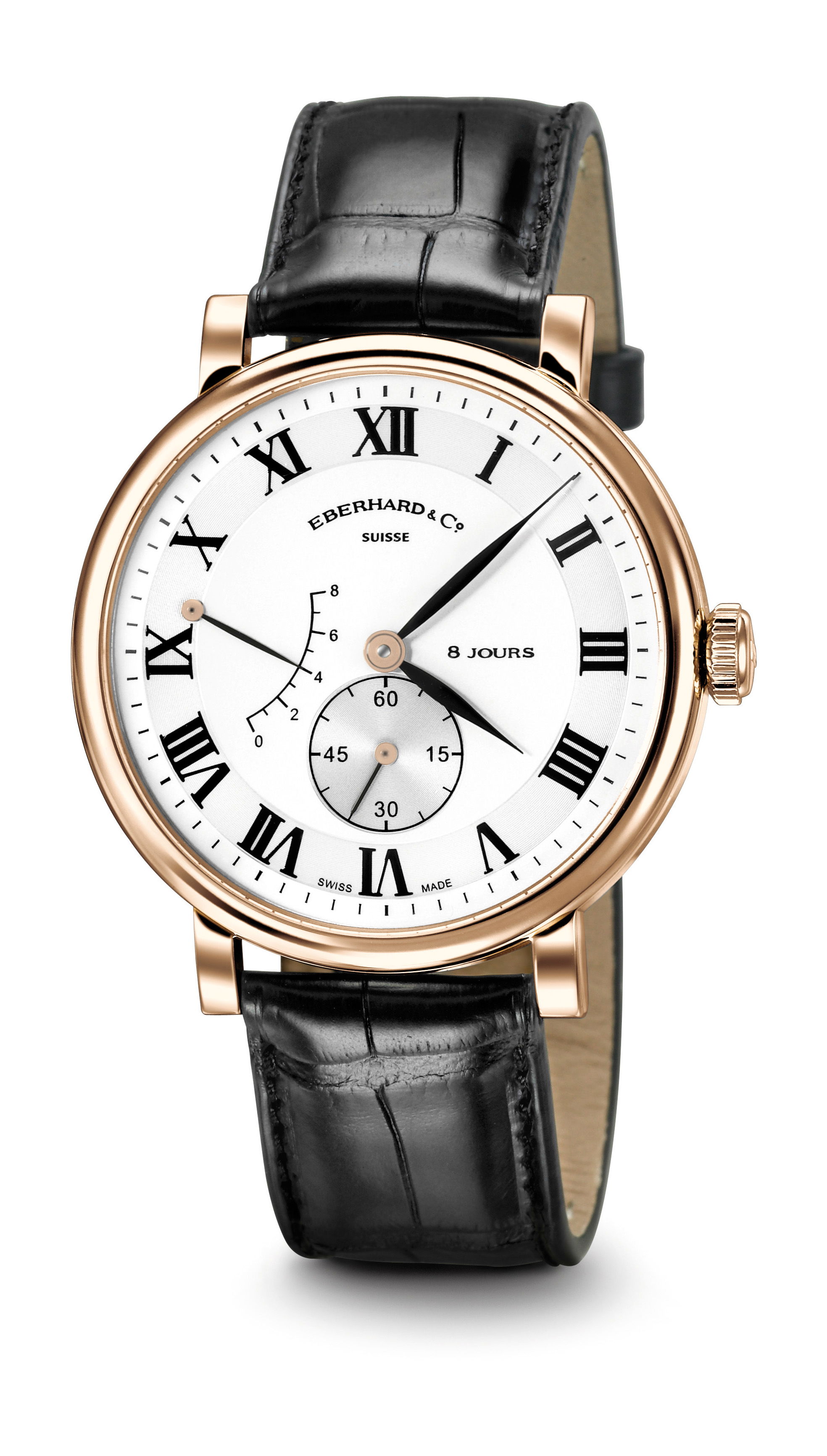 Eberhard & Co 8 Jours Grande Taille luxury timepiece - detailed view