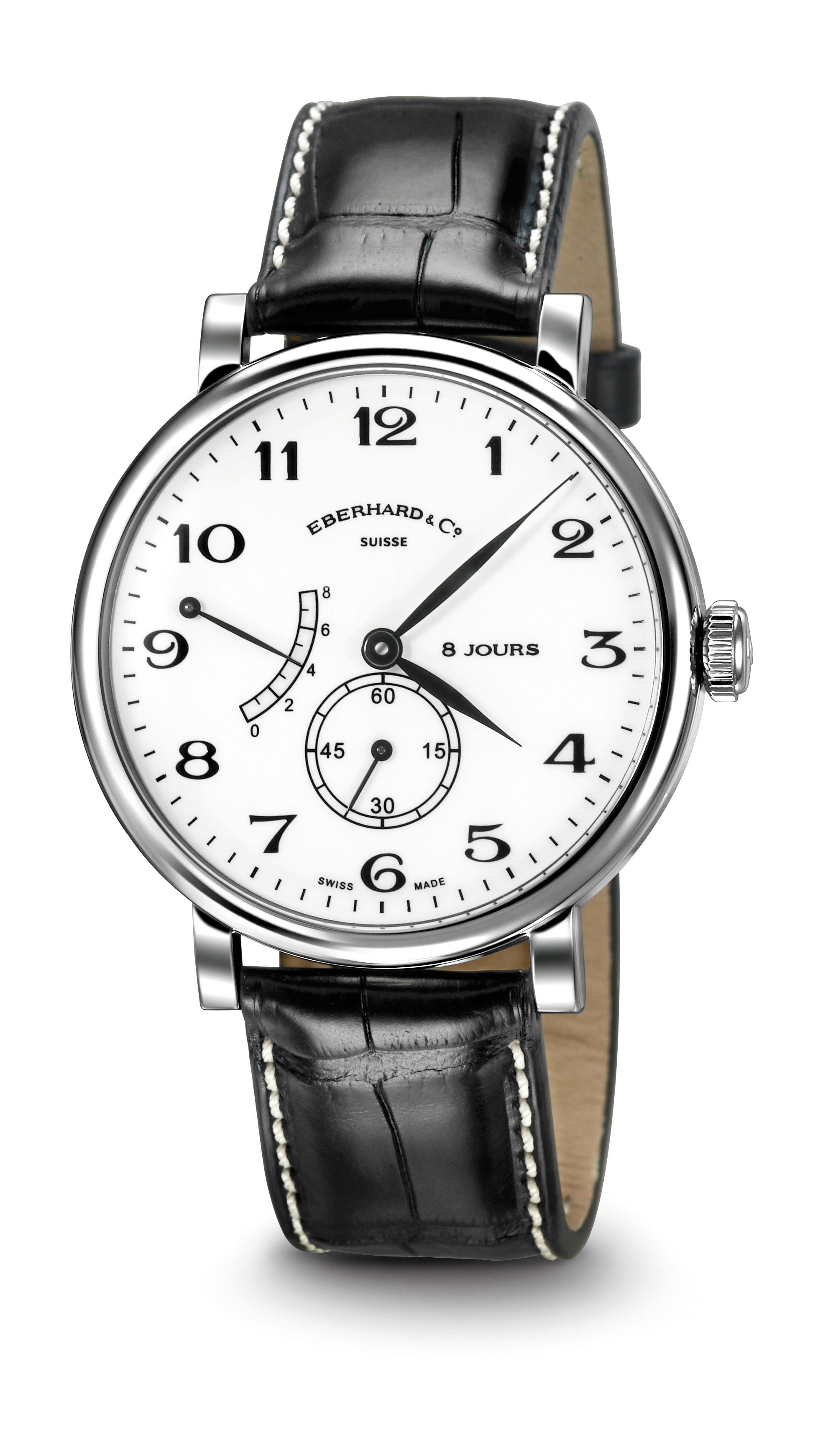 Eberhard & Co 8 Jours Grande Taille luxury timepiece - detailed view