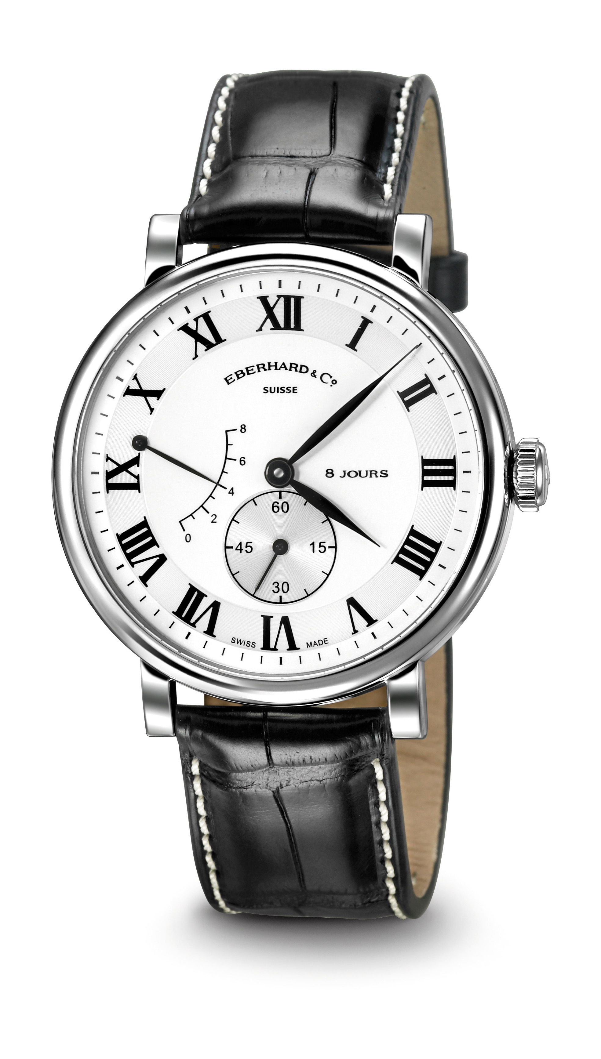 Eberhard & Co 8 Jours Grande Taille luxury timepiece - detailed view