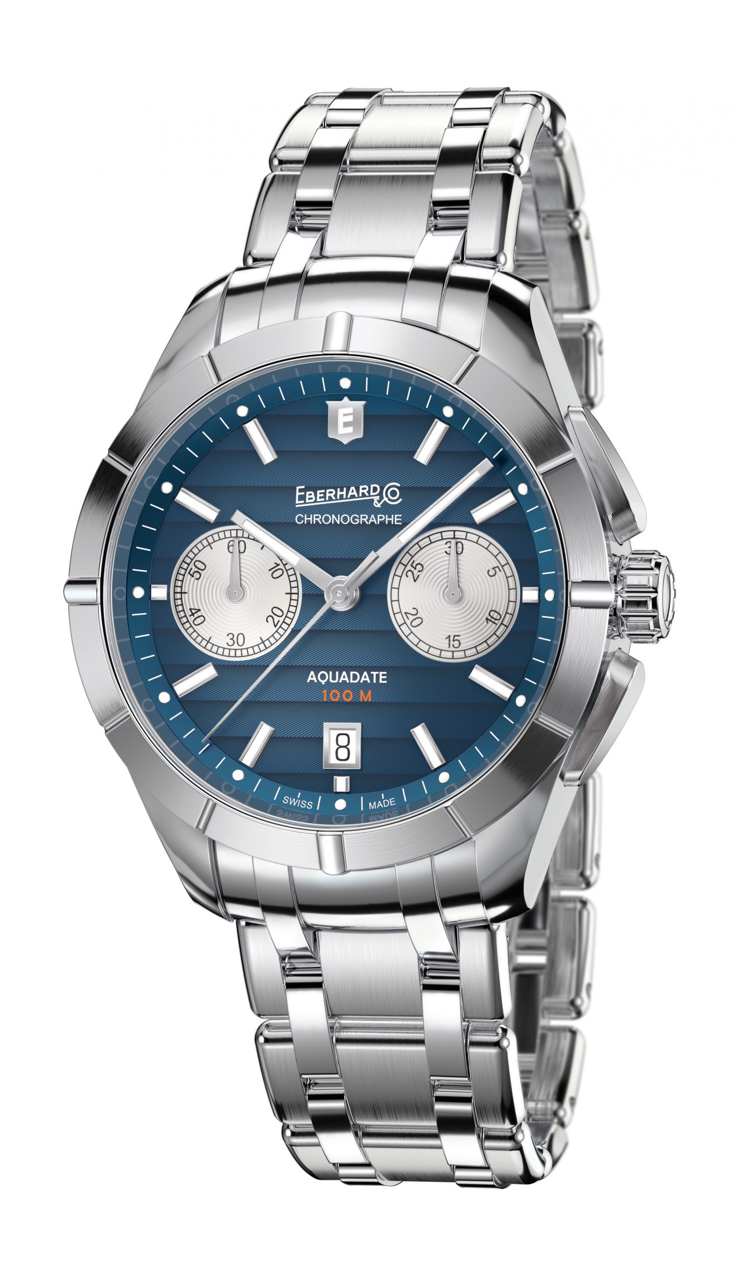 Eberhard and Co Aquadate Chrono watch
