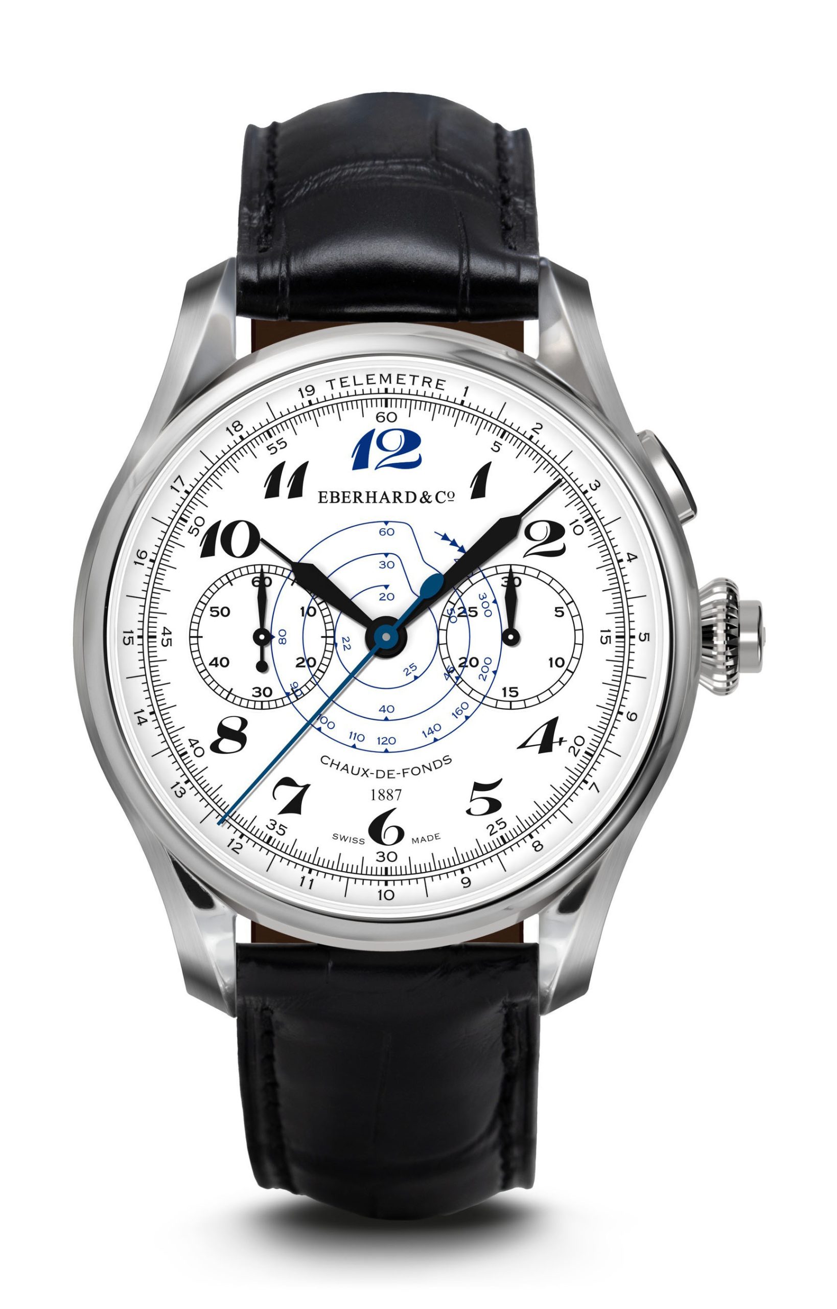 Eberhard & Co Chronographe 1887 Automatic luxury timepiece - detailed view