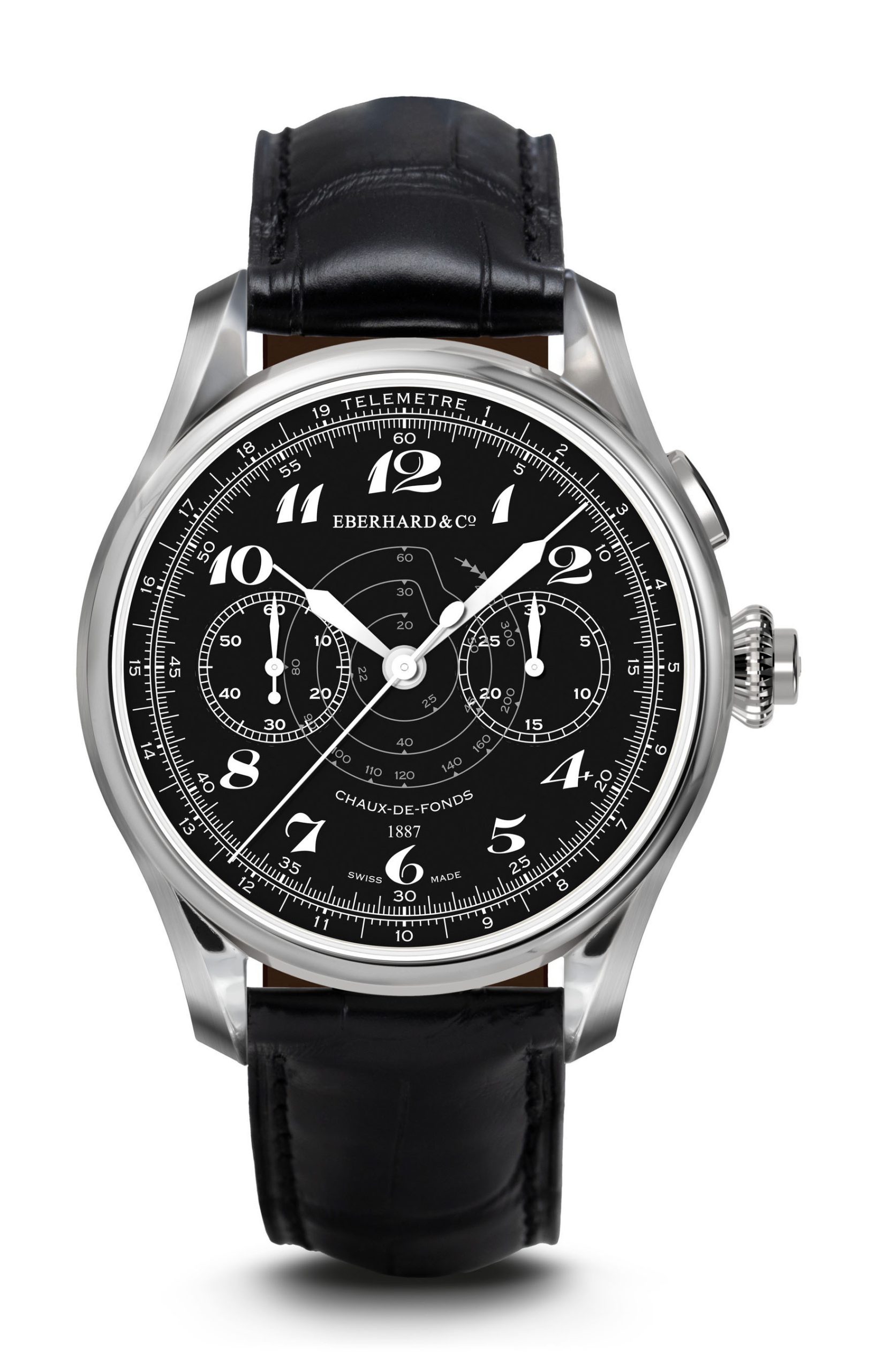 Eberhard & Co Chronographe 1887 Automatic luxury timepiece - detailed view