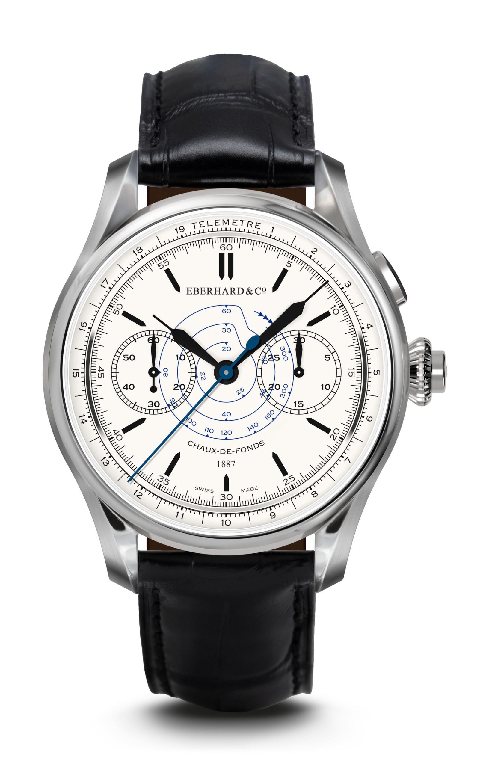 Eberhard & Co Chronographe 1887 Limited Edition luxury timepiece - detailed view